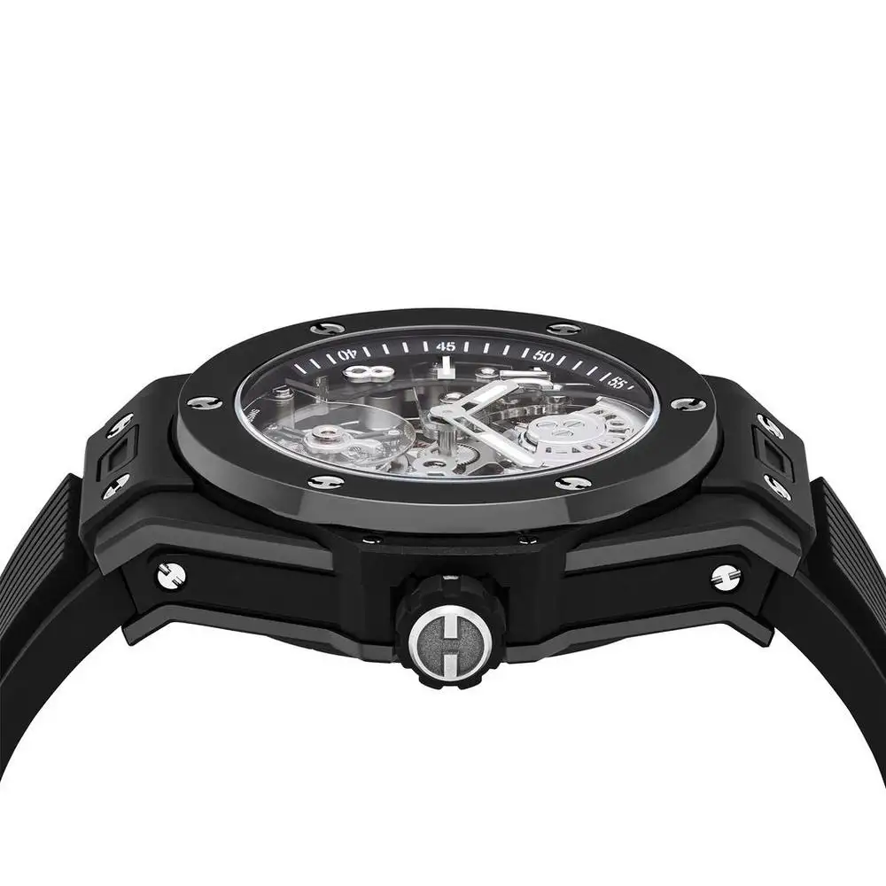 Hublot Big Bang Men Automatic Silver Rubber Watch 419.CI.0170.RX