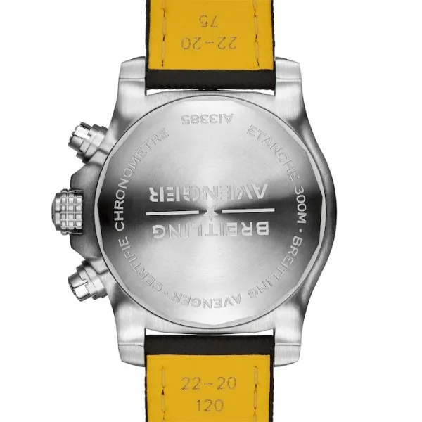 Breitling Avenger Men Automatic Black Fabric Watch A13385101B1X2