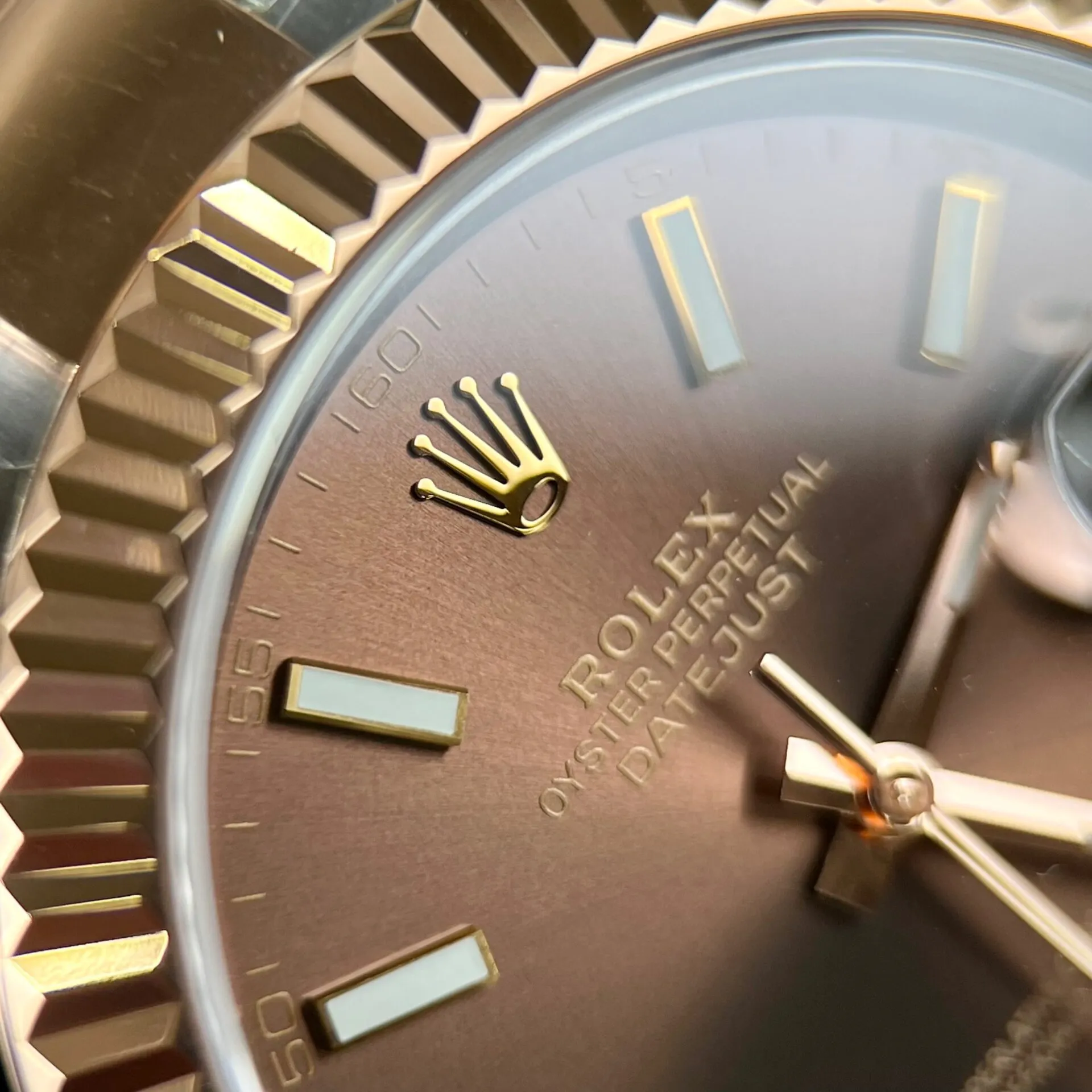 Superclone Rolex Datejust 41 mm Chocolate Dial 126331 Oyster