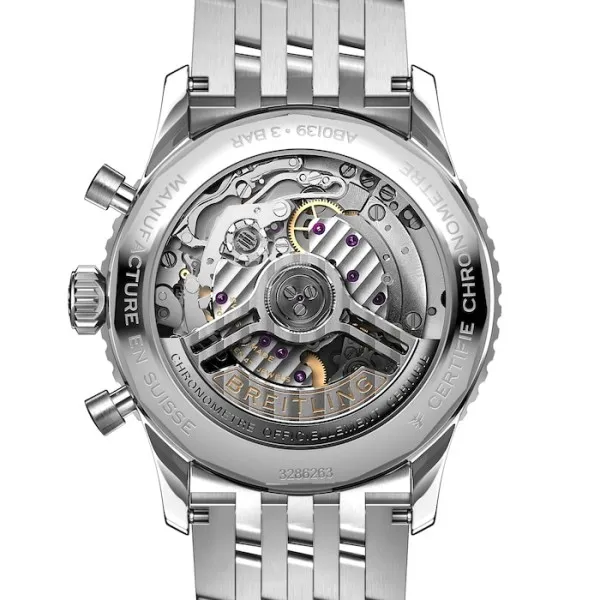 Breitling Navitimer Men Automatic Mint Stainless Steel Watch AB0139211L1A1