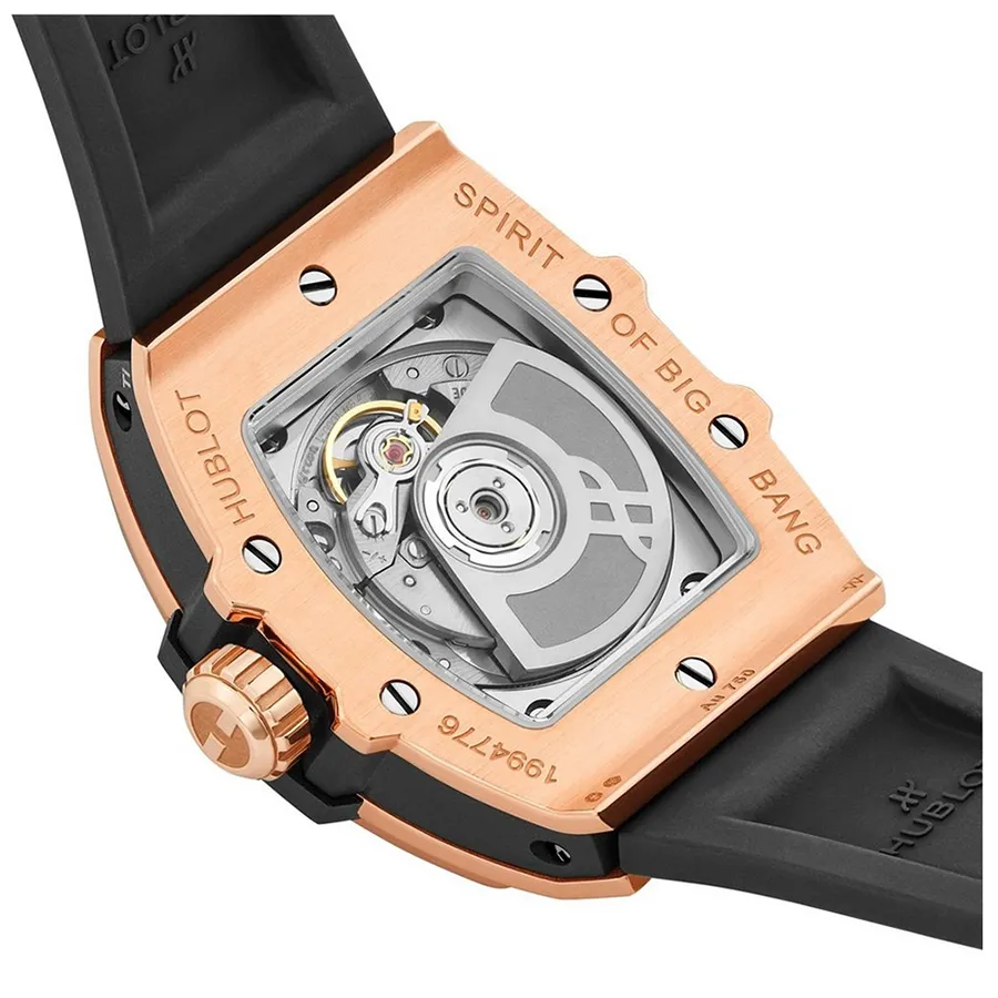 Hublot Spirit Of Big Bang Women Automatic Black Rubber Watch 665.OX.1180.RX.1204