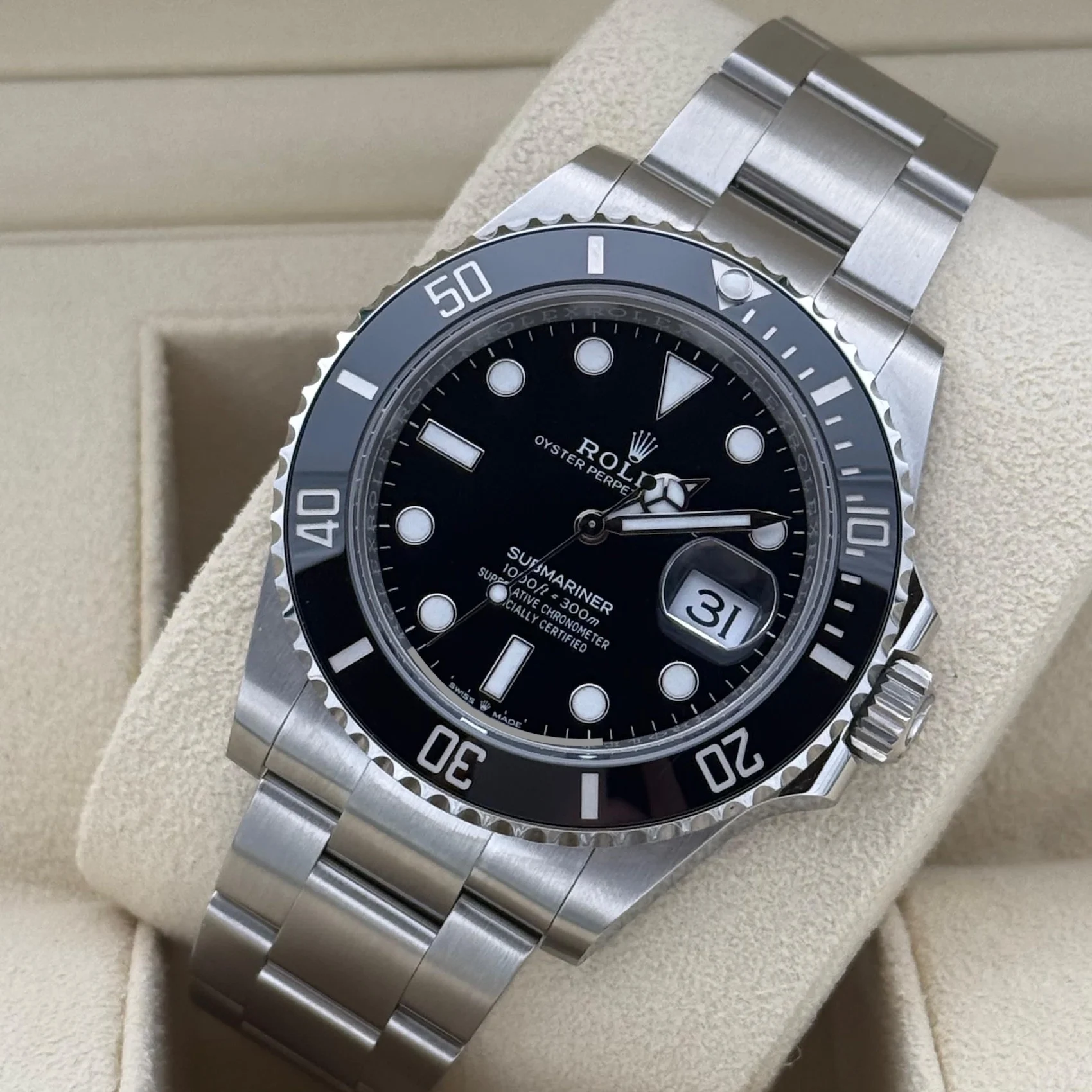 Superclone Rolex Submariner 41mm Black Dial 126610LN