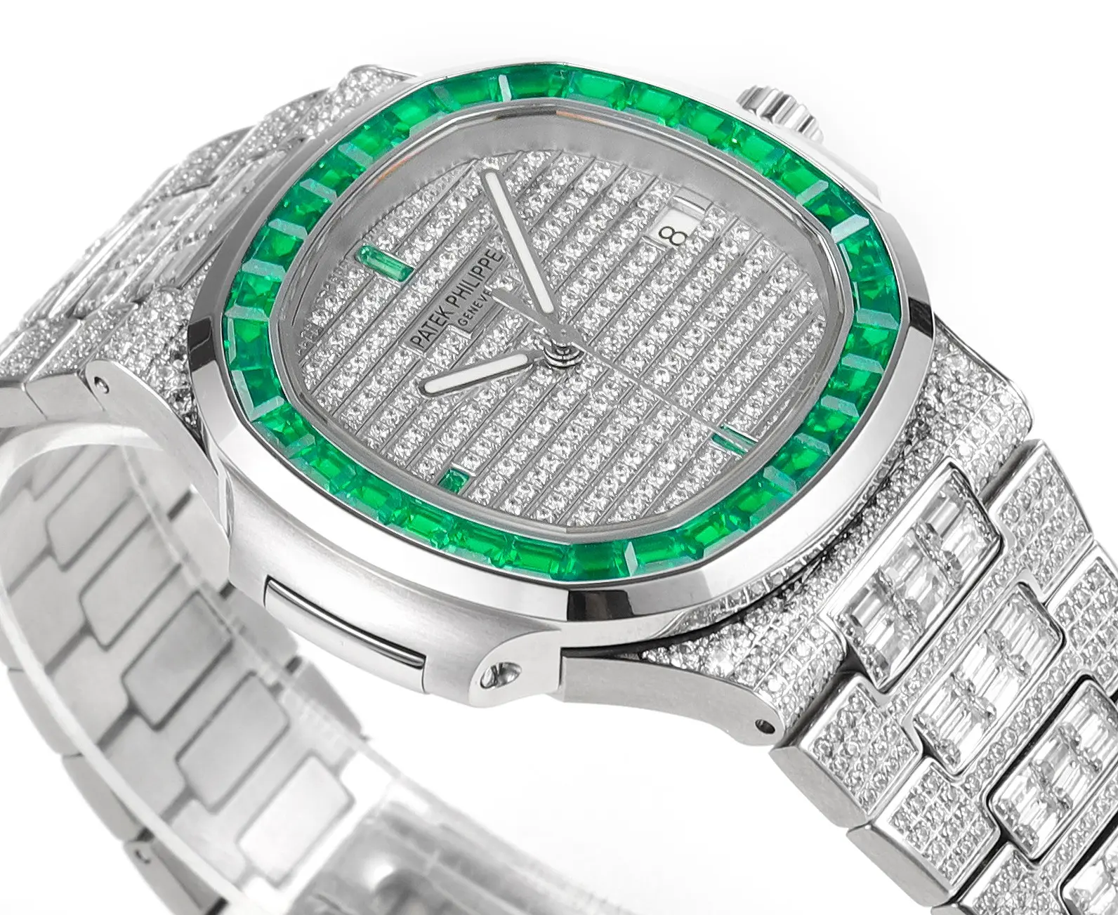 Patek Philippe Nautilus Platinum Green Watch