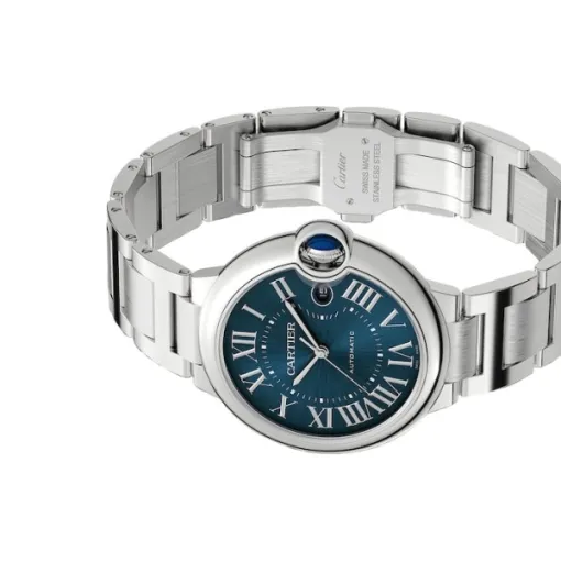 Cartier Ballon Bleu de Cartier Men Automatic Blue Stainless Steel Watch WSBB0061