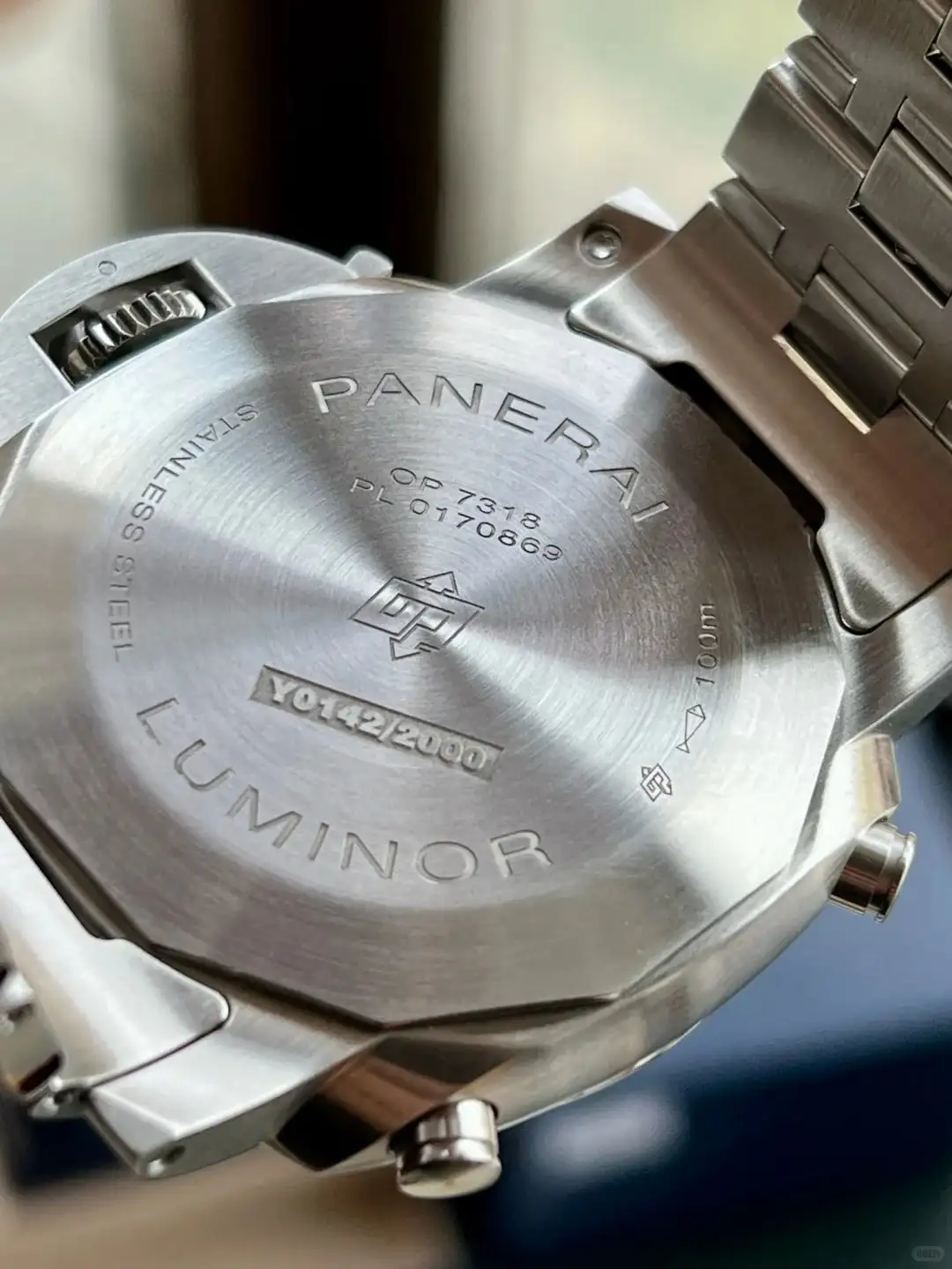 Panerai Luminor Men Automatic Blue Rubber Watch PAM01110