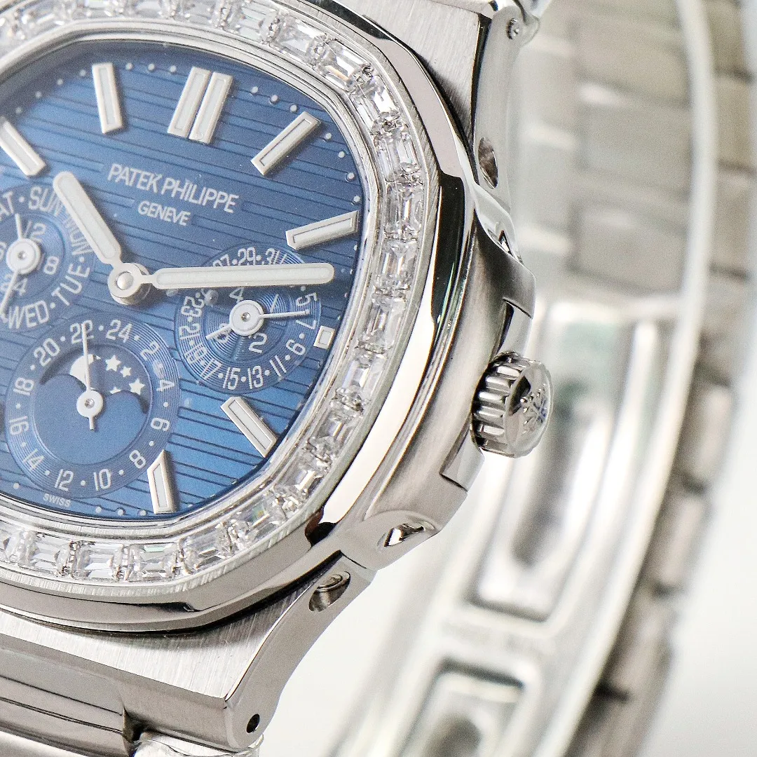 Patek Philippe Blue Nautilus Perpetual Watch