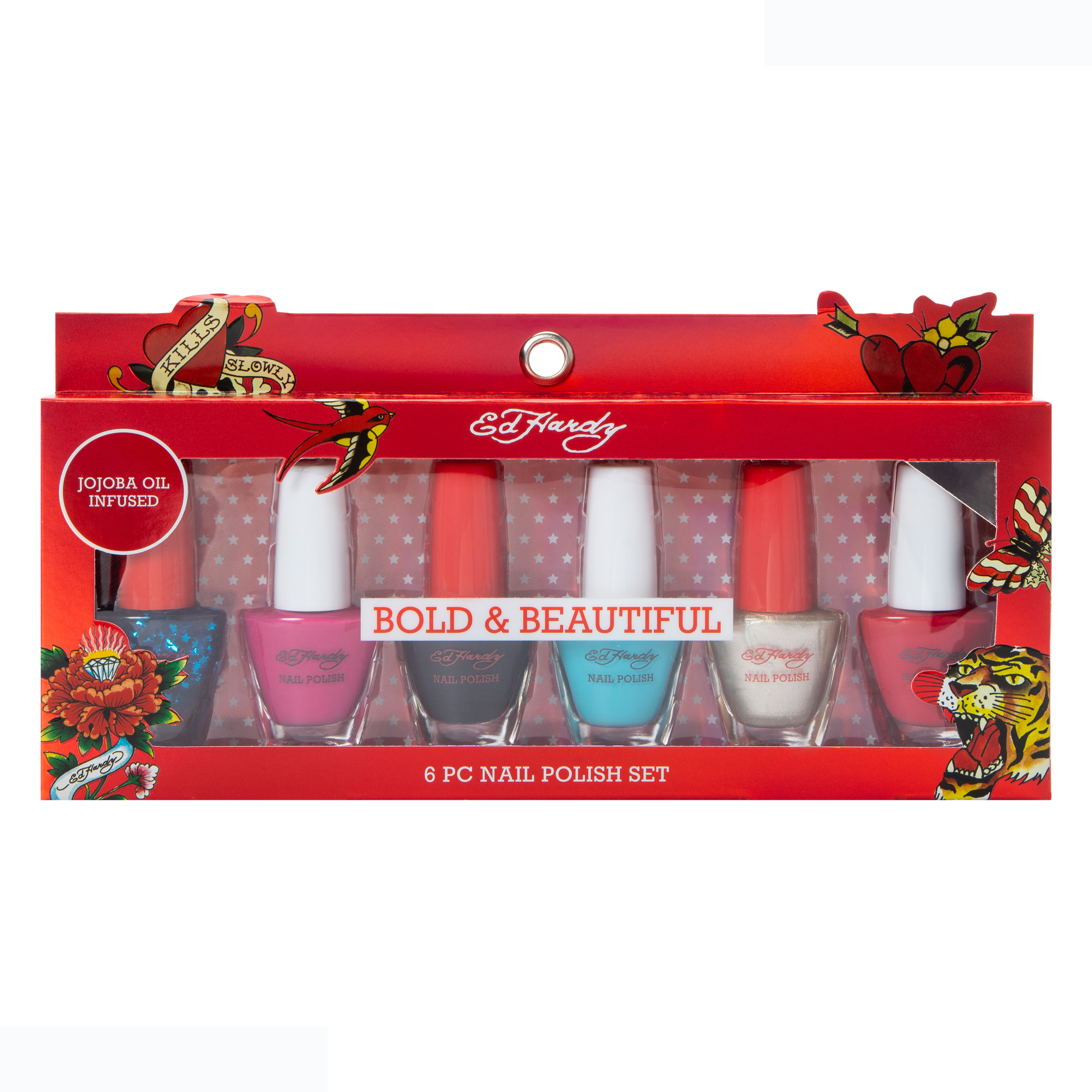Ed Hardy Nail Polish 6-Piece Set
