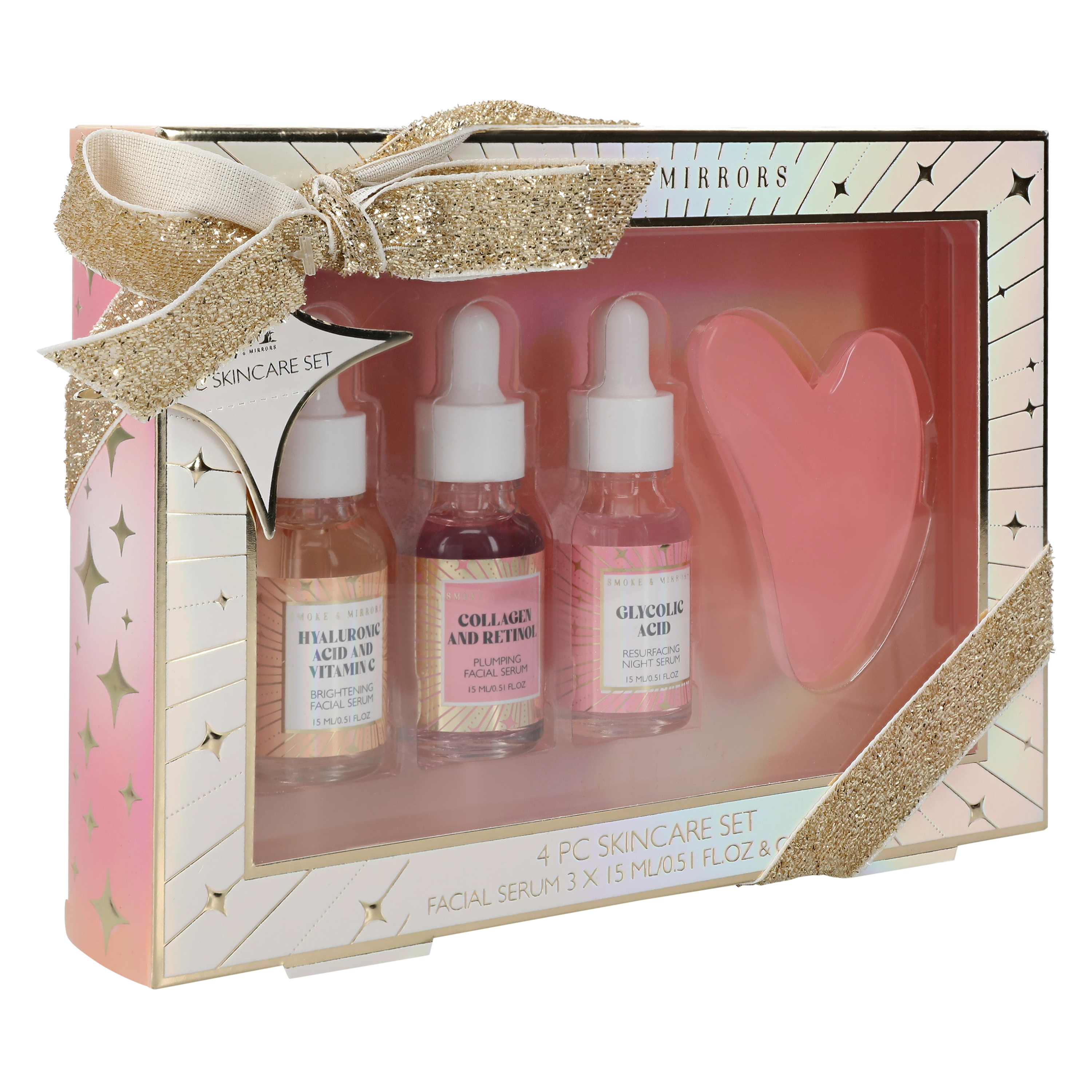 Serum & Gua Sha Skincare Set 4-Piece