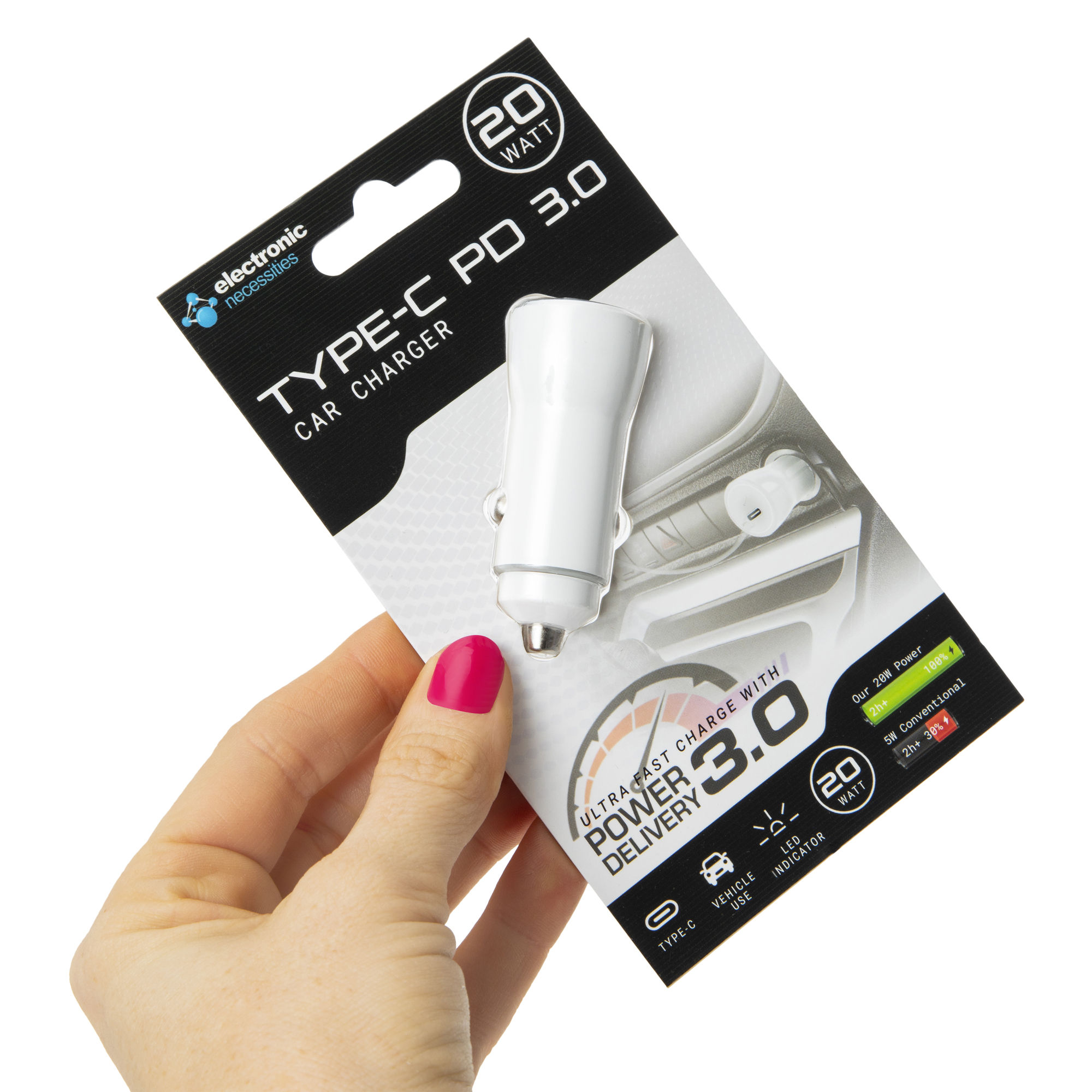20W USB Type-C pd 3.0 ultra fast car charger