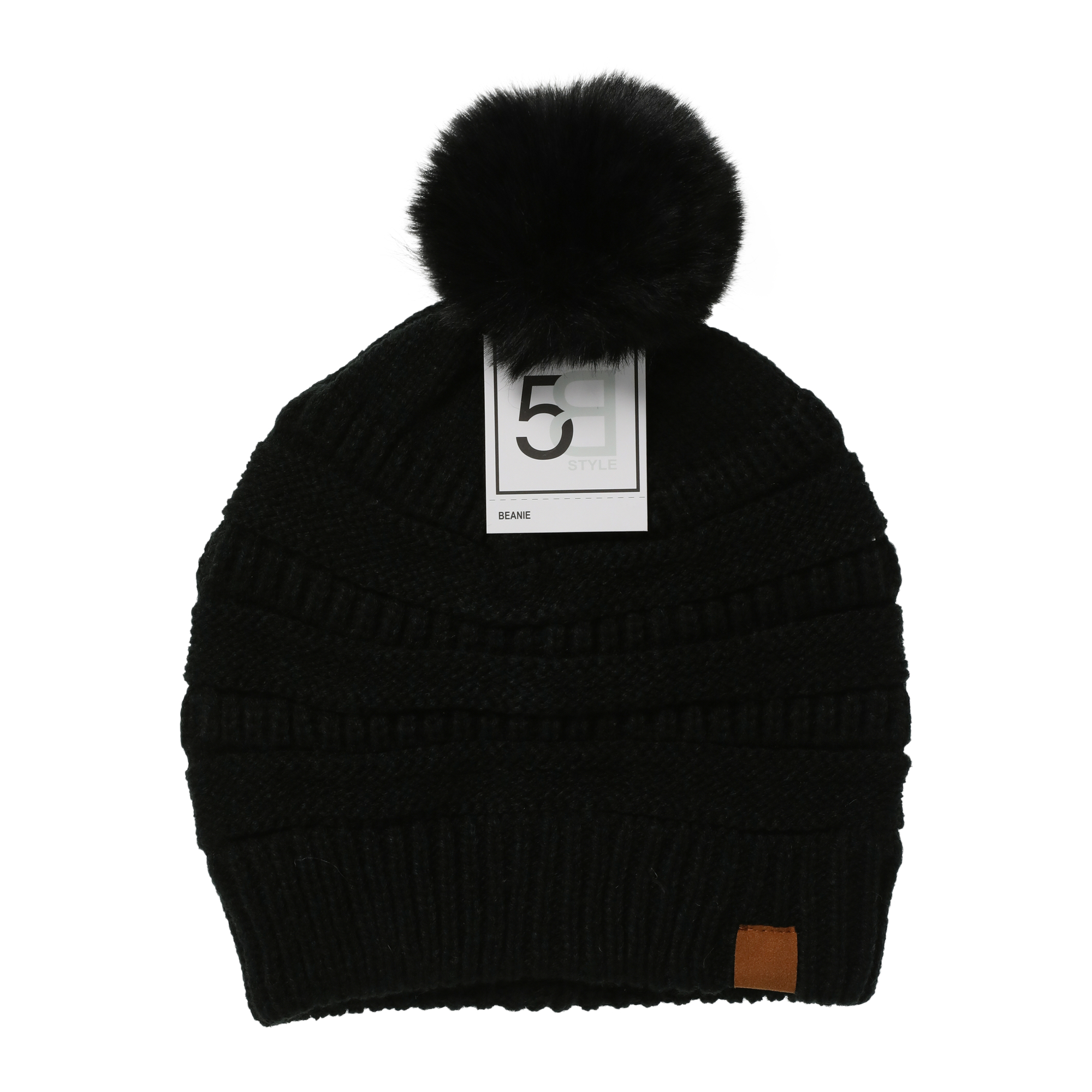 pom sweater knit beanie
