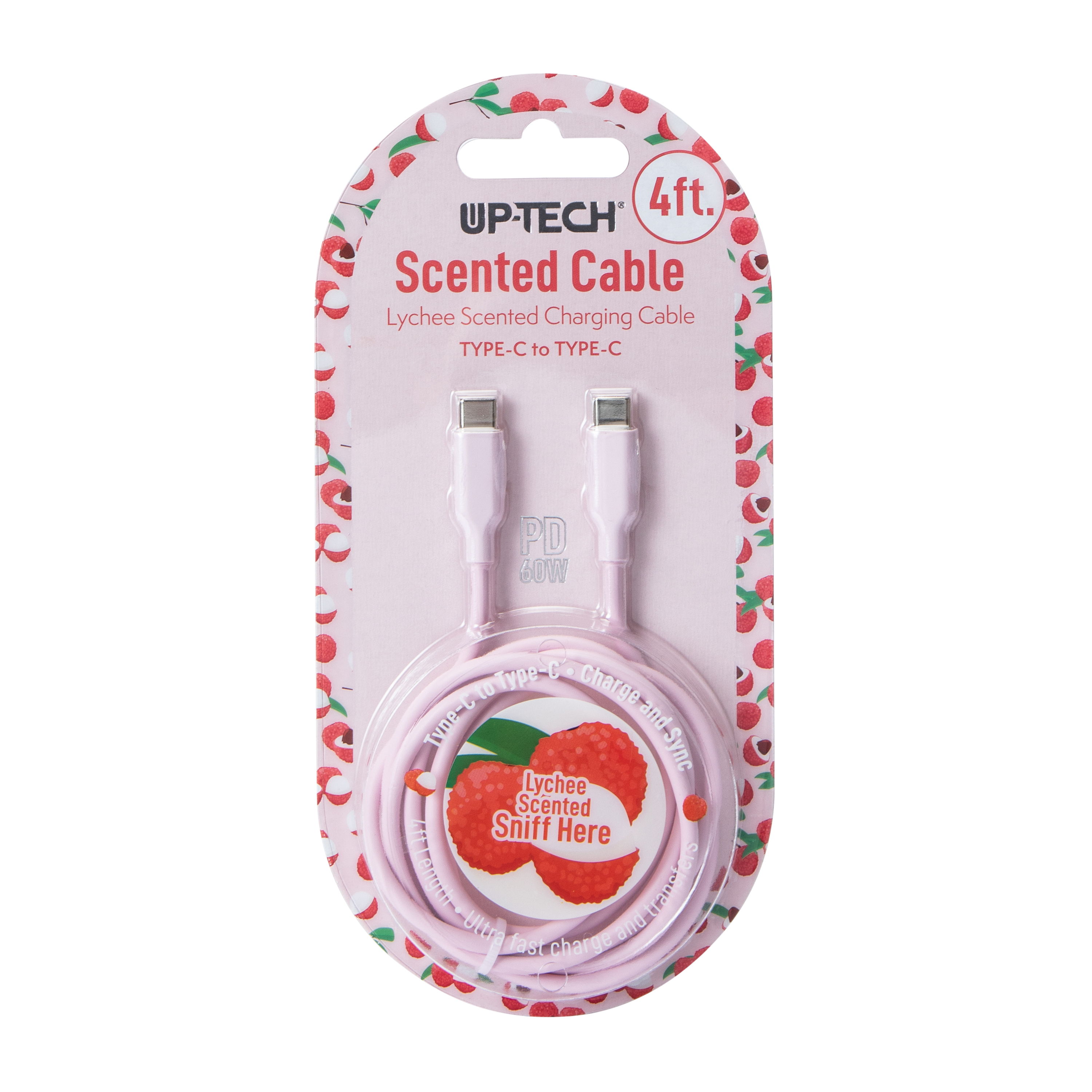 Up-Tech® Type-C To Type-C Scented Cable 48in