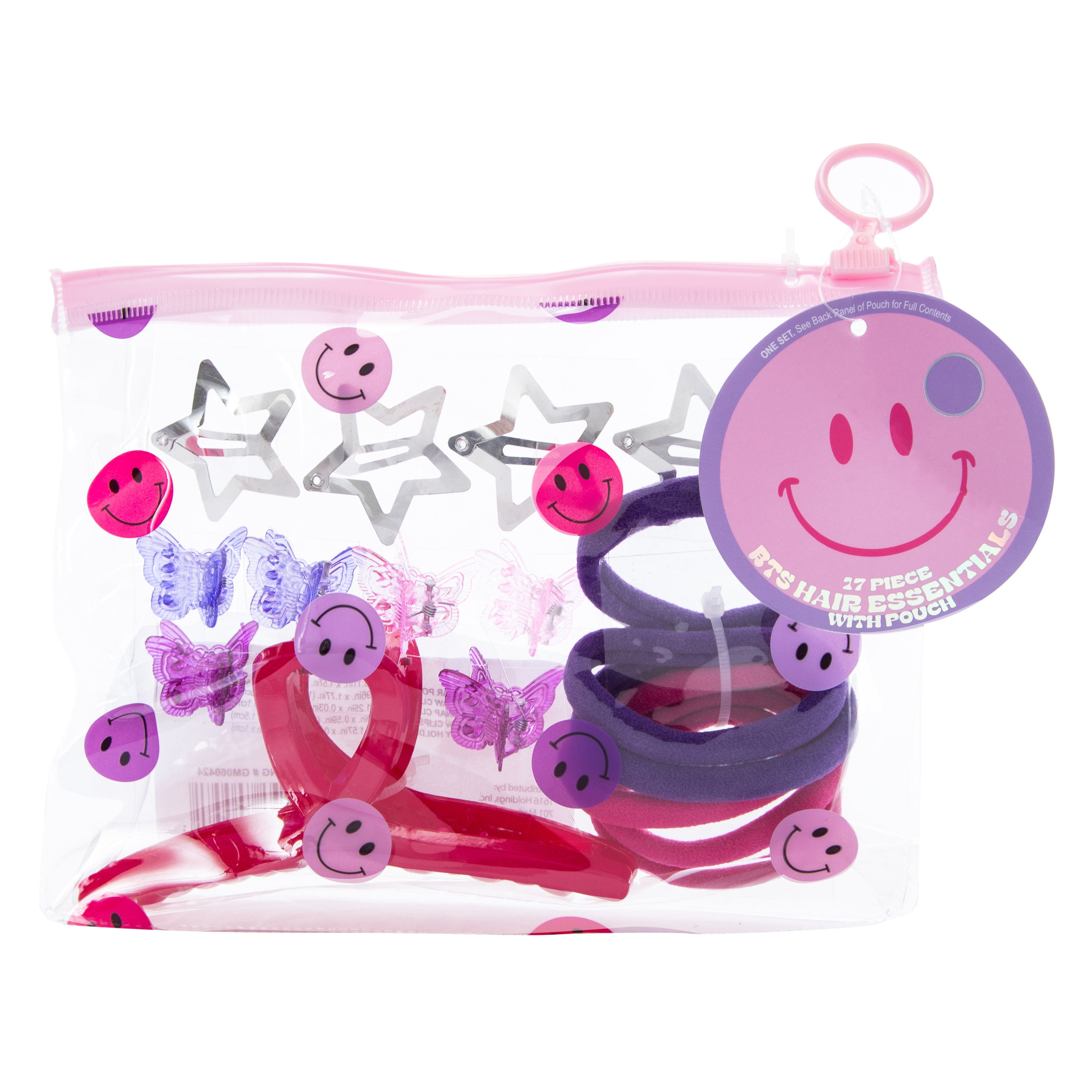 Hair Accessories Set With Travel Pouch