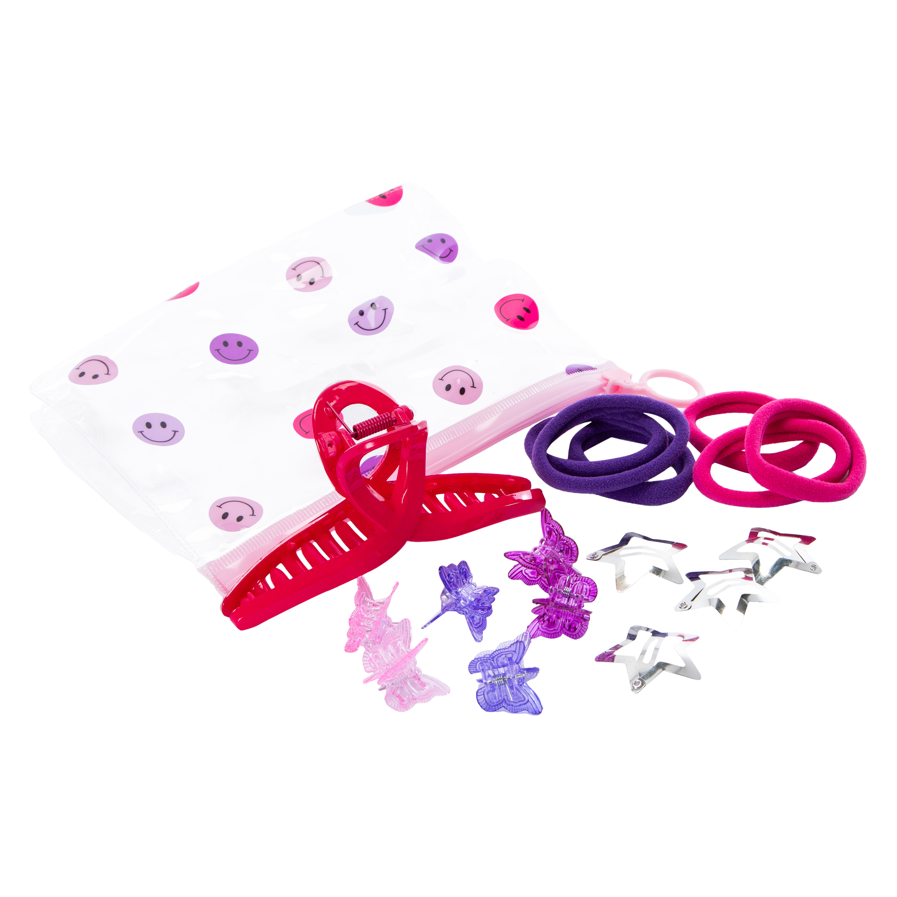 Hair Accessories Set With Travel Pouch