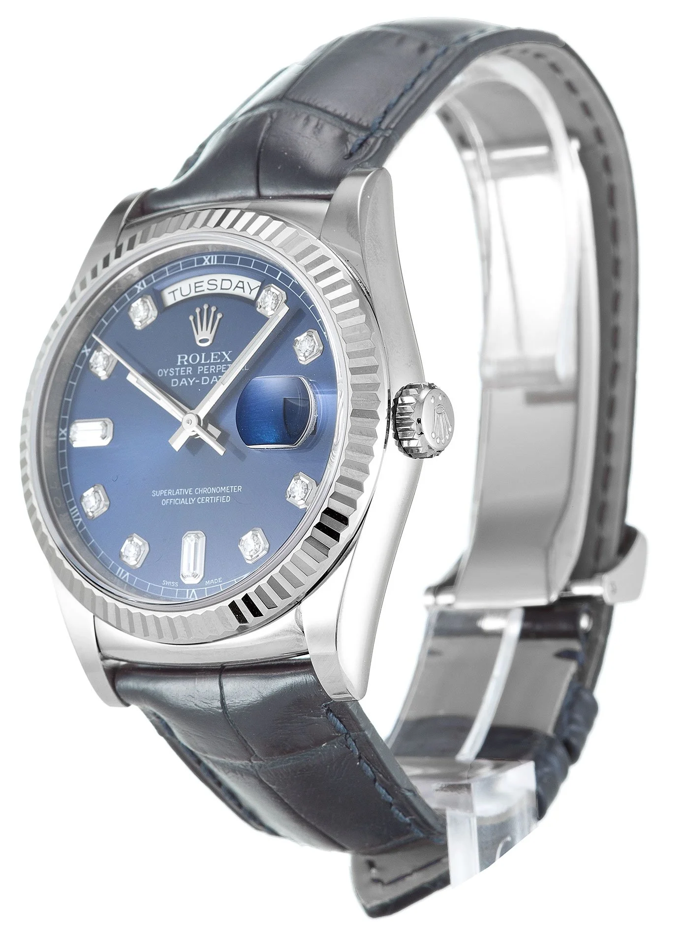 Rolex Day-Date 36mm Blue Dial 118139
