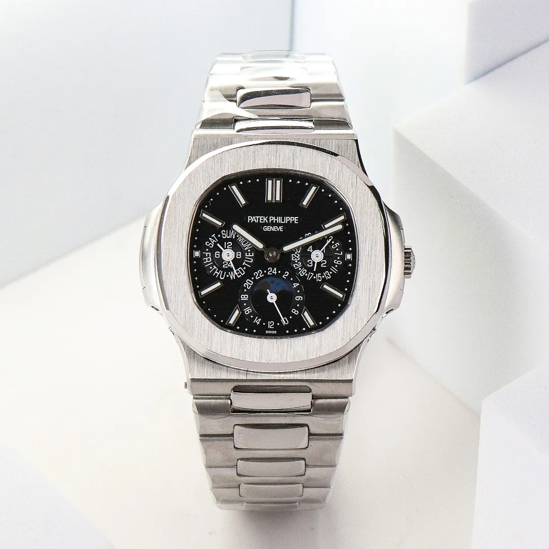 Patek Philippe Nautilus Black Perpetual Calendar