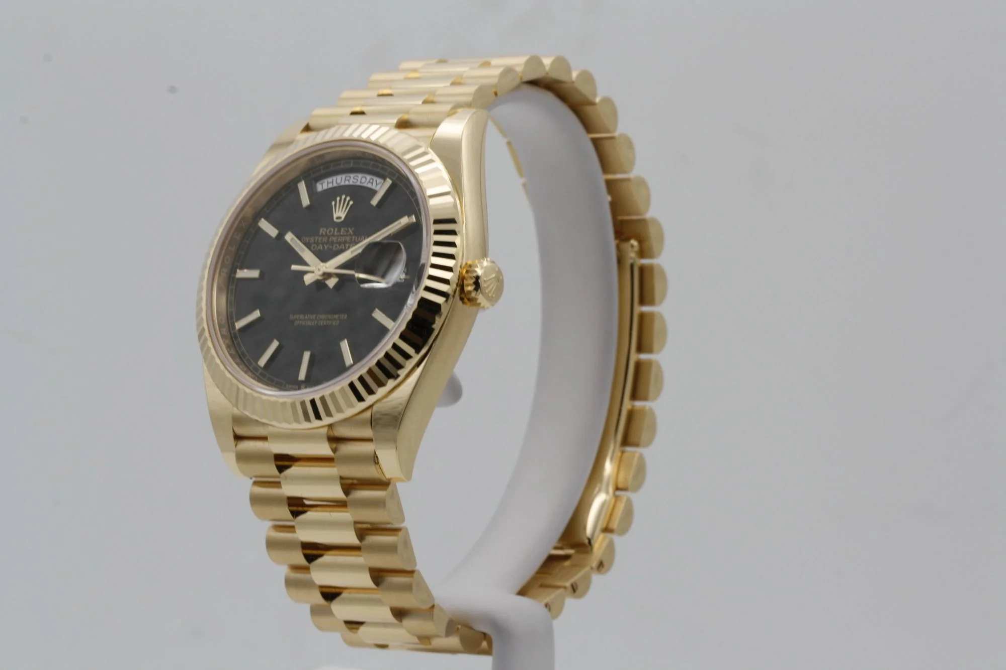 Superclone Rolex Day-Date 40 mm Black Dial 228238