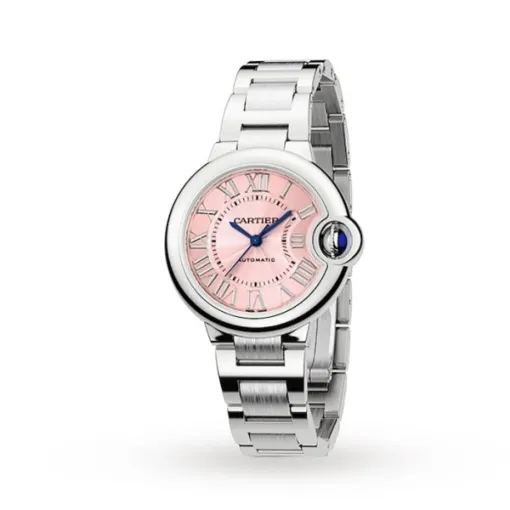 Cartier Ballon Bleu de Cartier Women Automatic Pink Stainless Steel Watch WSBB0046