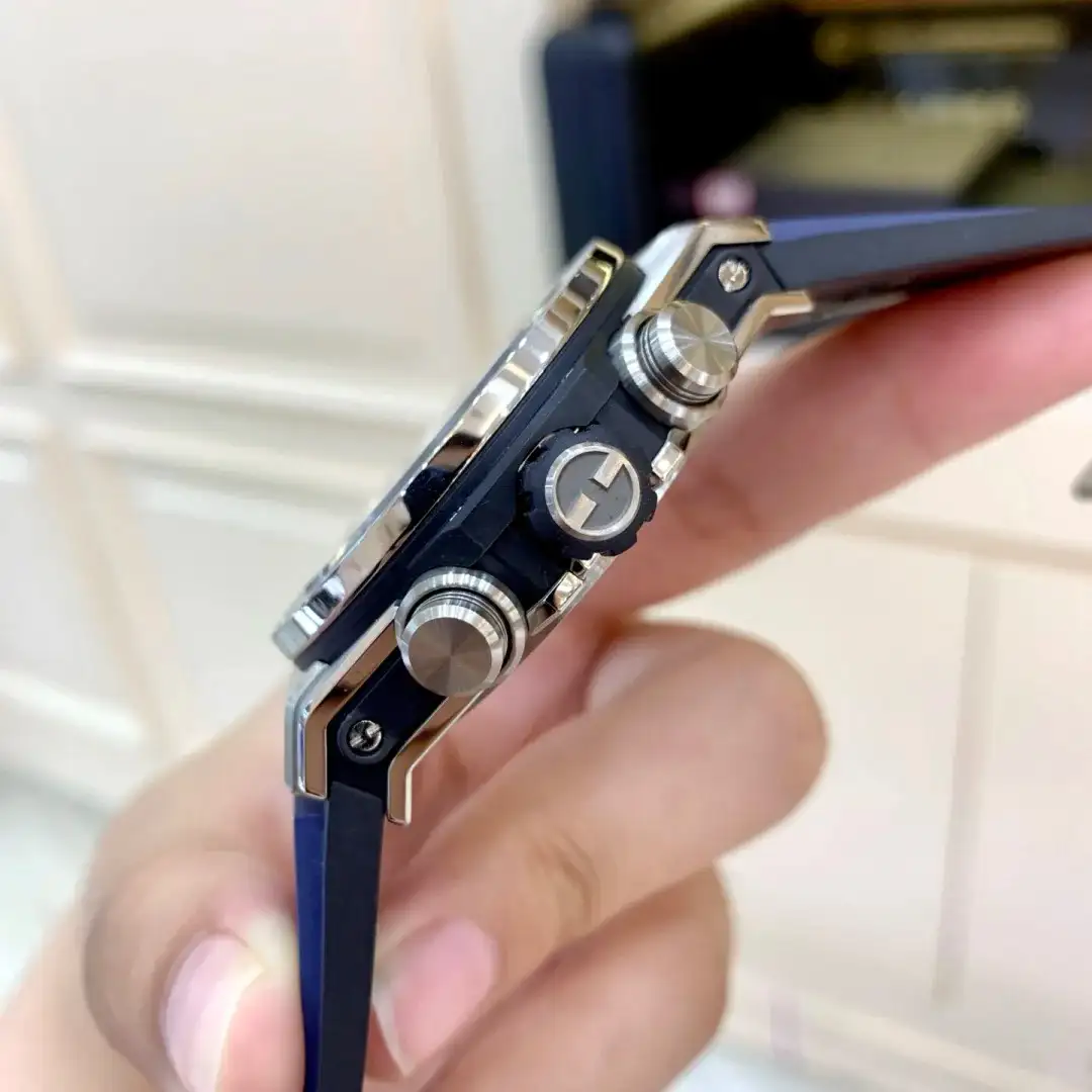 Hublot Big Bang Men Automatic Blue Rubber Watch 411.NX.5179.RX