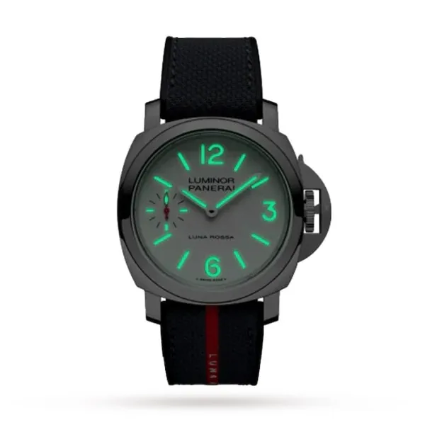 Panerai Luminor Men Automatic White Fabric Watch PAM01342