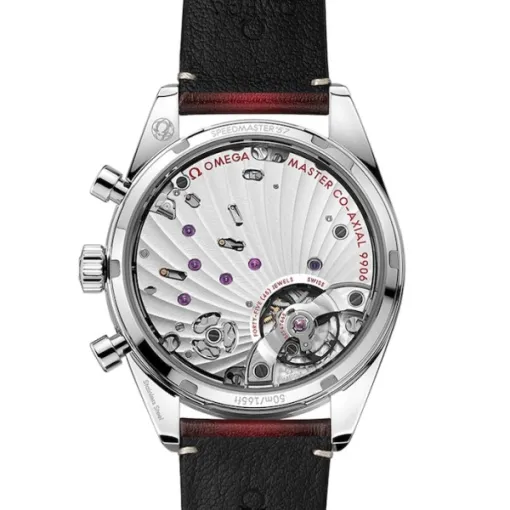 Omega Speedmaster Men Automatic Red Leather Watch O33212415111001