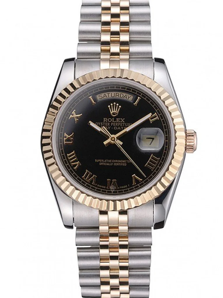 Superclone Rolex Day-Date 36mm Black Dial SRL78
