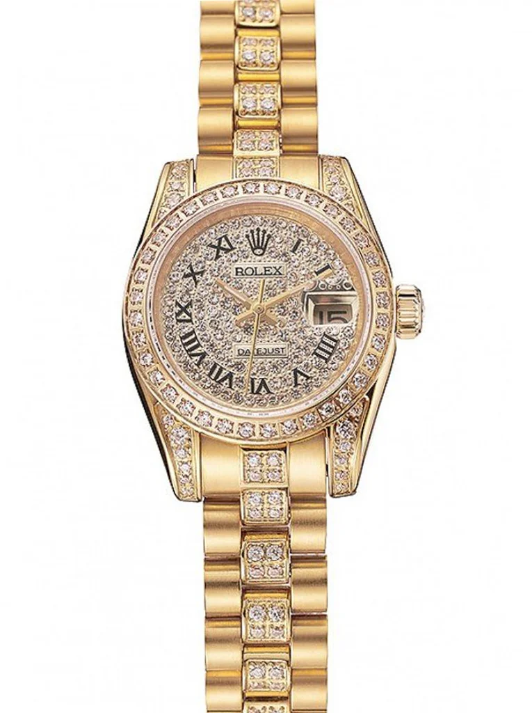 Superclone Rolex Datejust 21mm Gold Dial 1453955