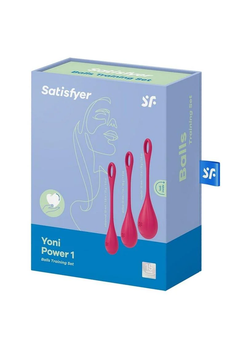 Satisfyer Yoni Power 1 Silicone Weighted Ben Wa Balls