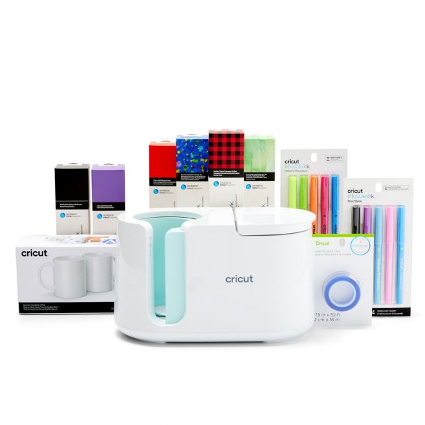 Mug PressTM + Alt-i-ett-materiale-pakke