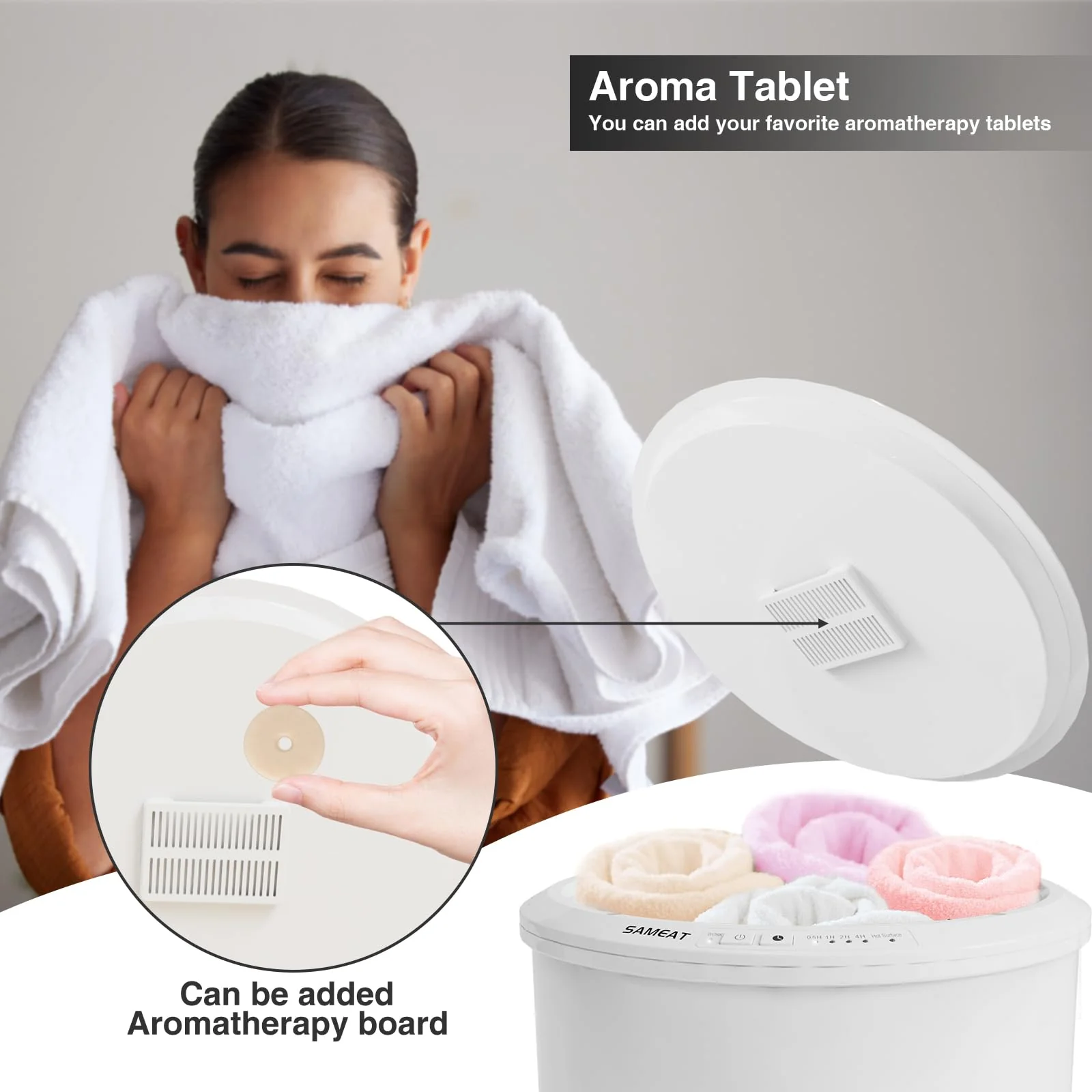 SAMEAT Store håndklevarmere til badet