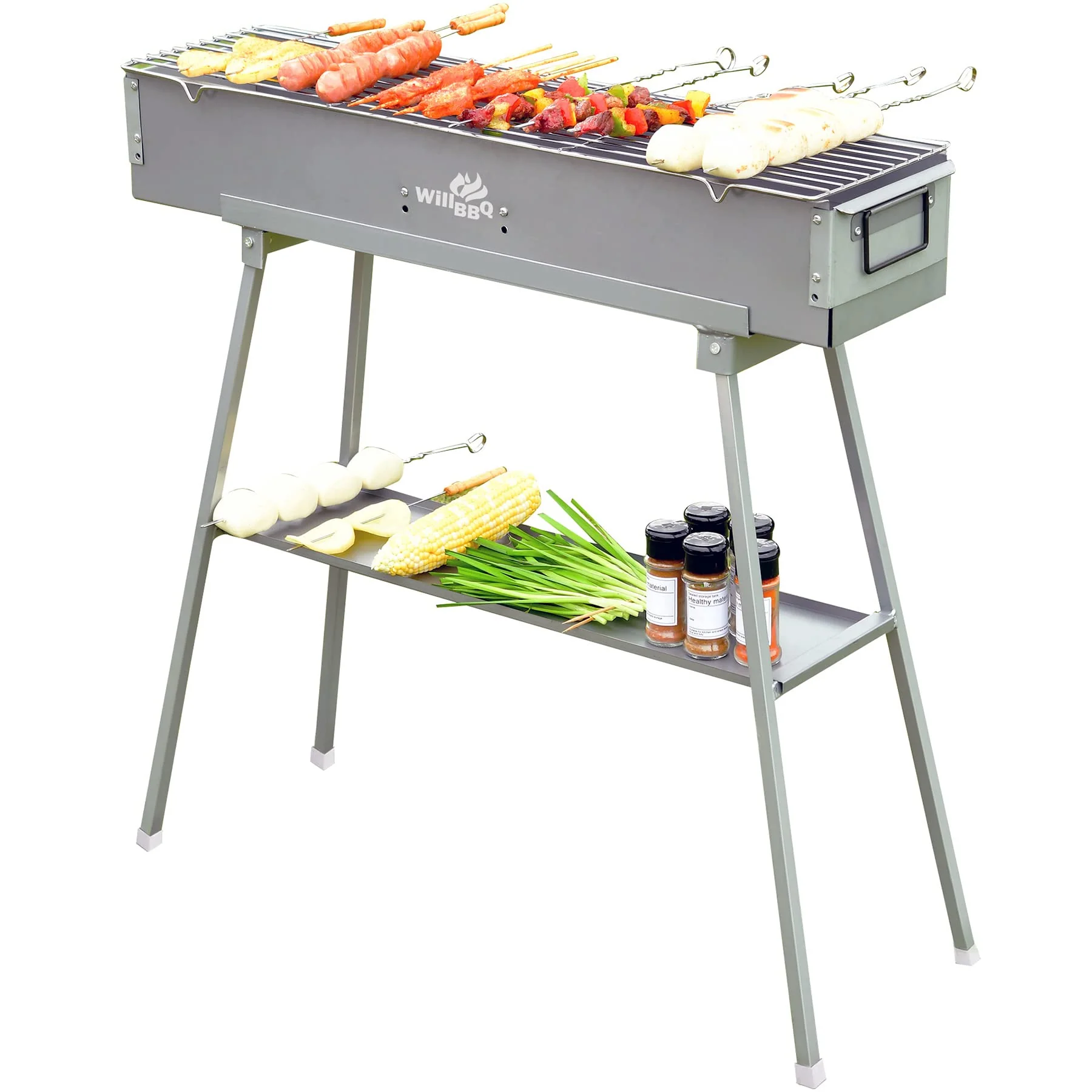 WILLBBQ Kommersielle Bærbare Kullgriller