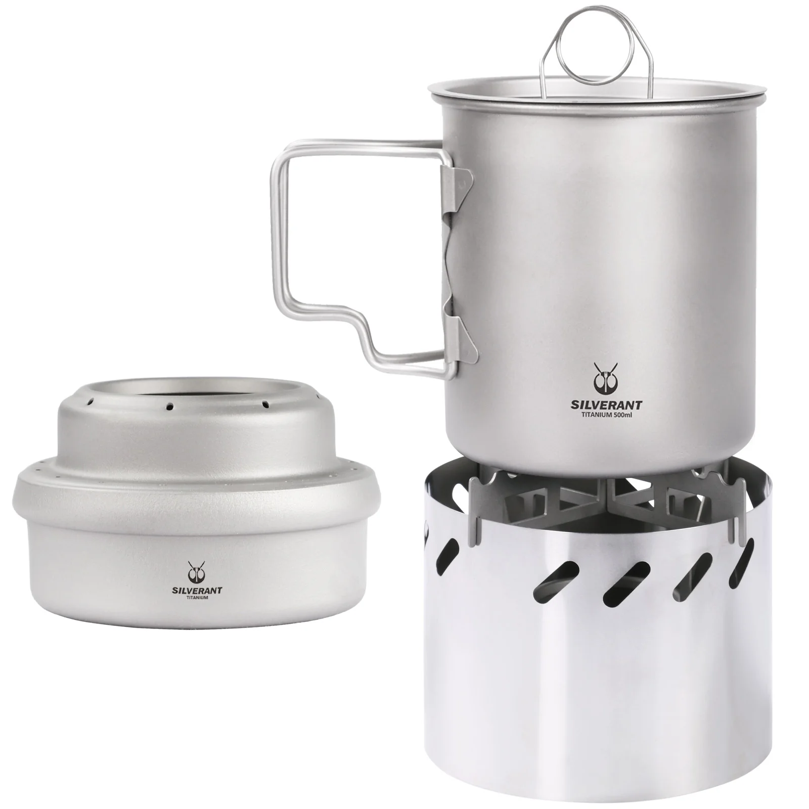 Titanium Multi-Fuel Stove & Cup Kit