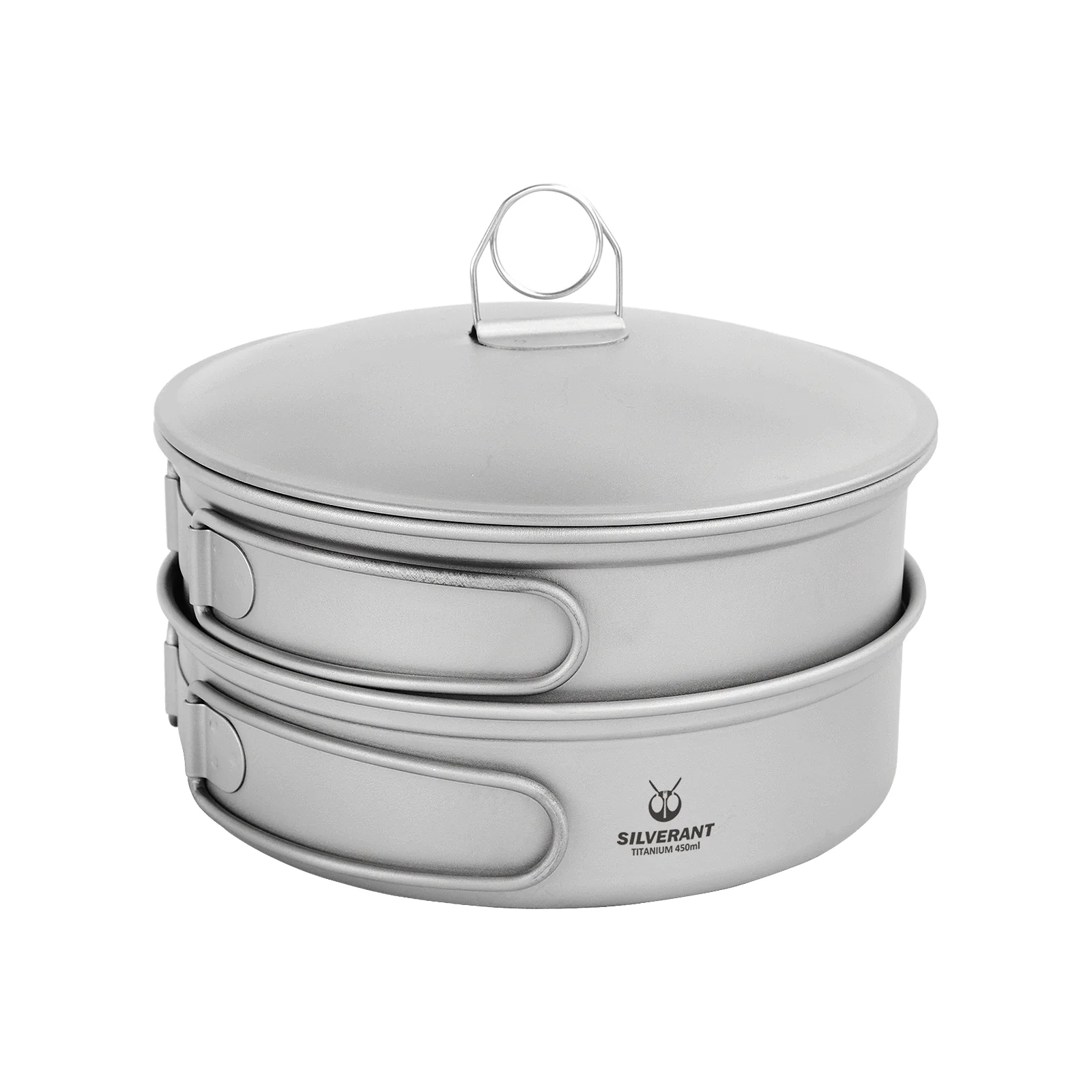 Ultralight 2-Piece Titanium Cookware Set