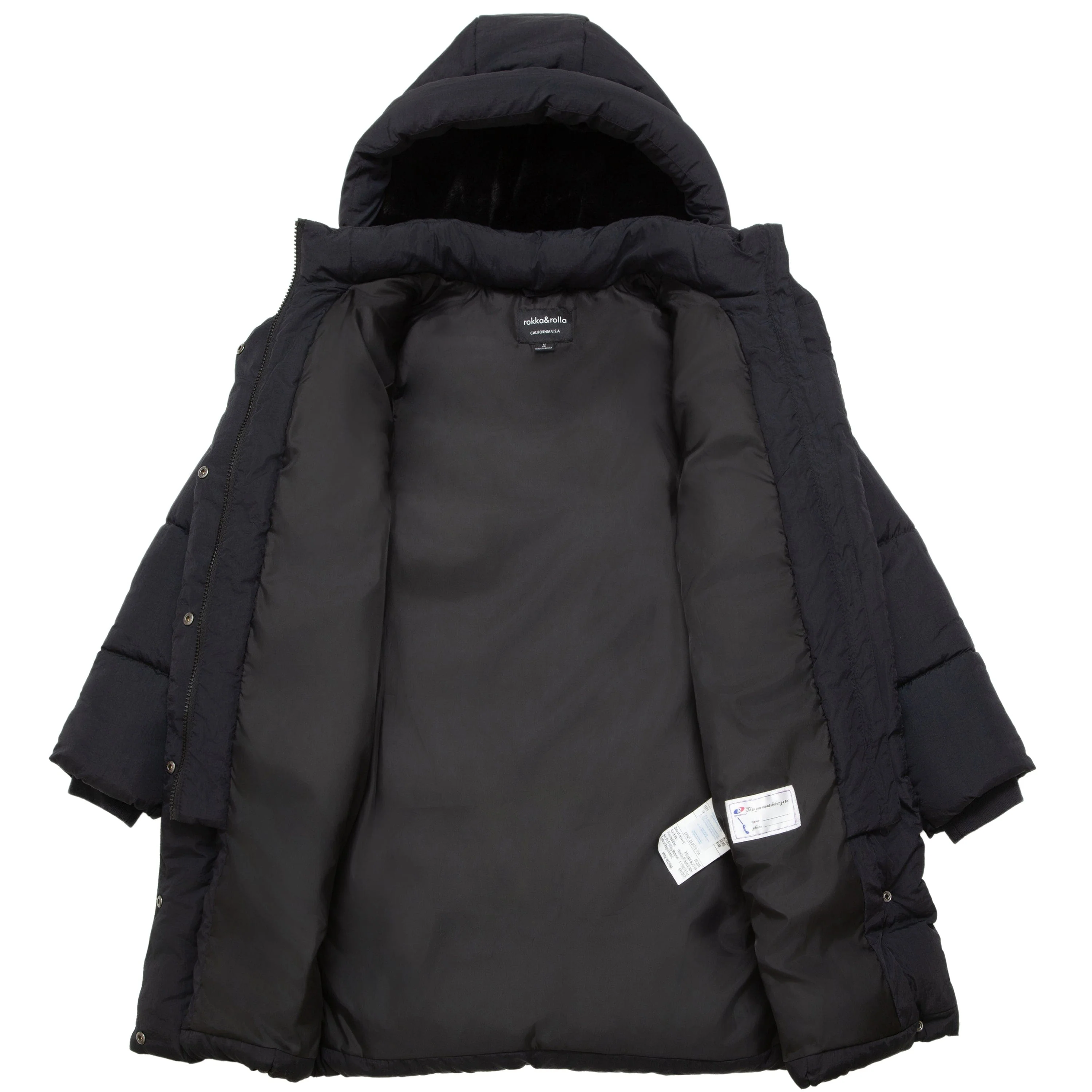 Big Girls' Knee Length Puffer Coat