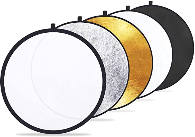 5 in 1 Collapsible Disc Reflector Set