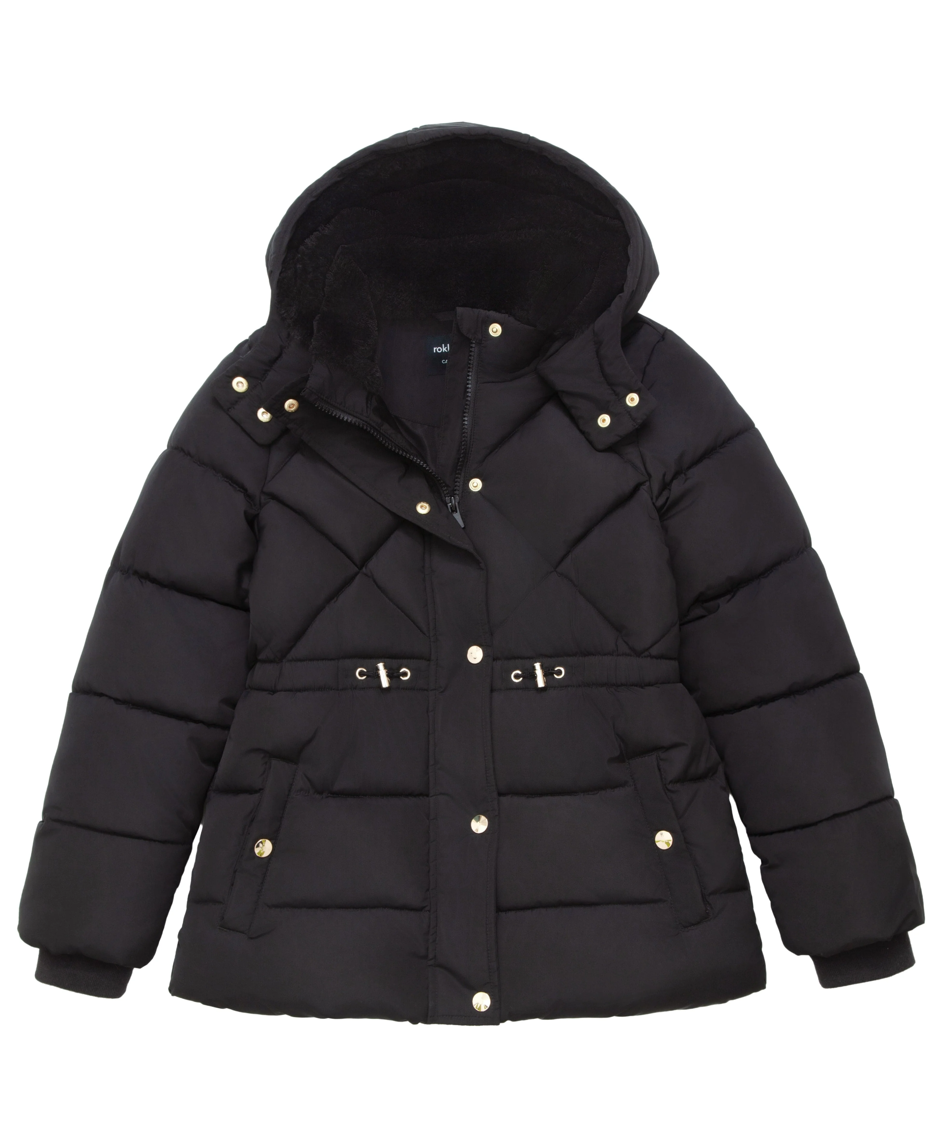 Girls Timeless Quilted Coat