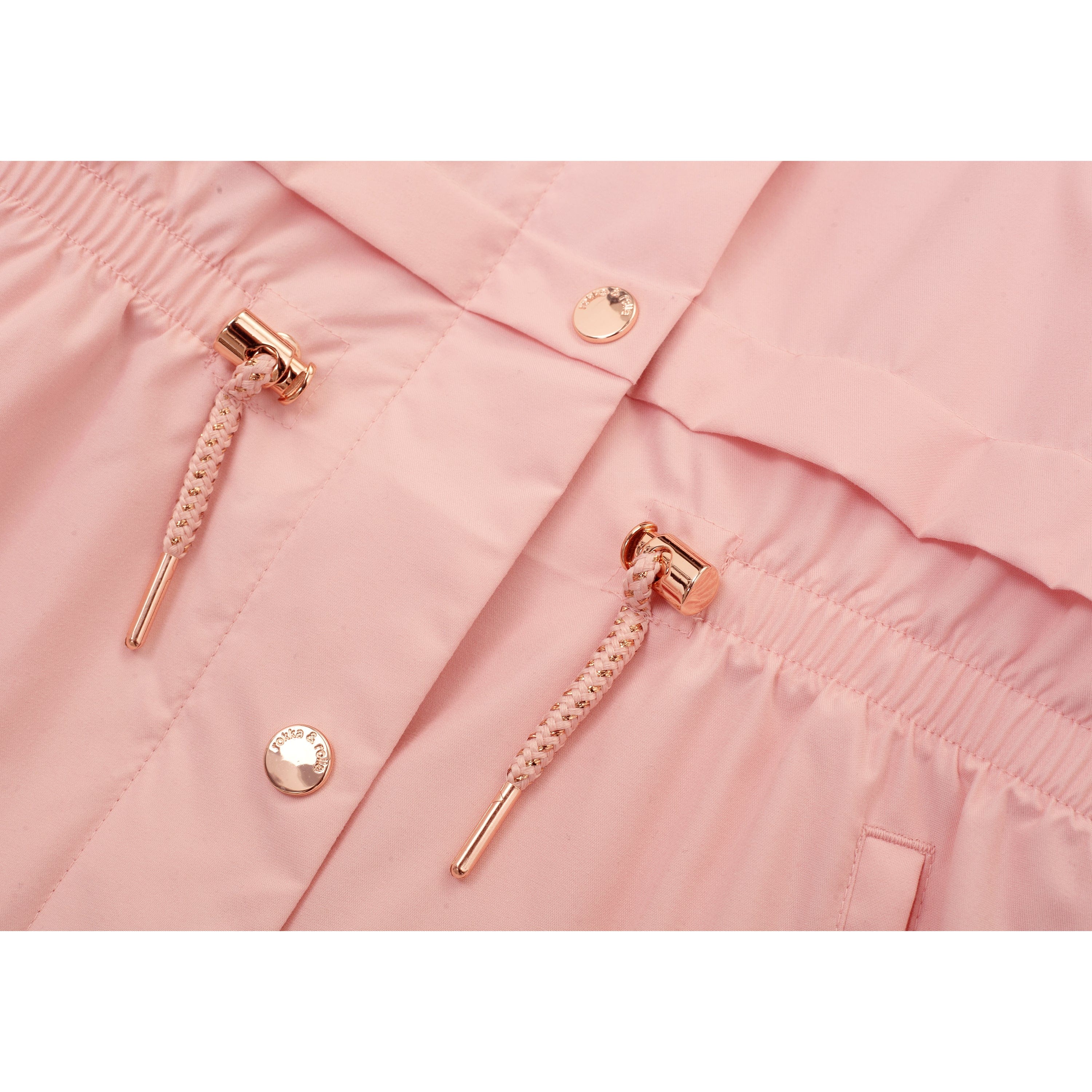 Girls' Casual Hooded Trench Coat Jacket