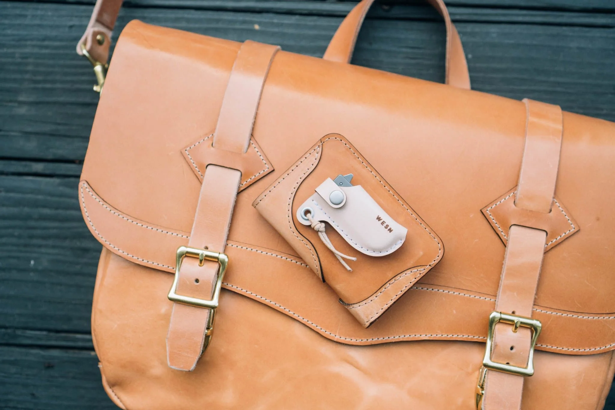 Microblade Leather Sheath