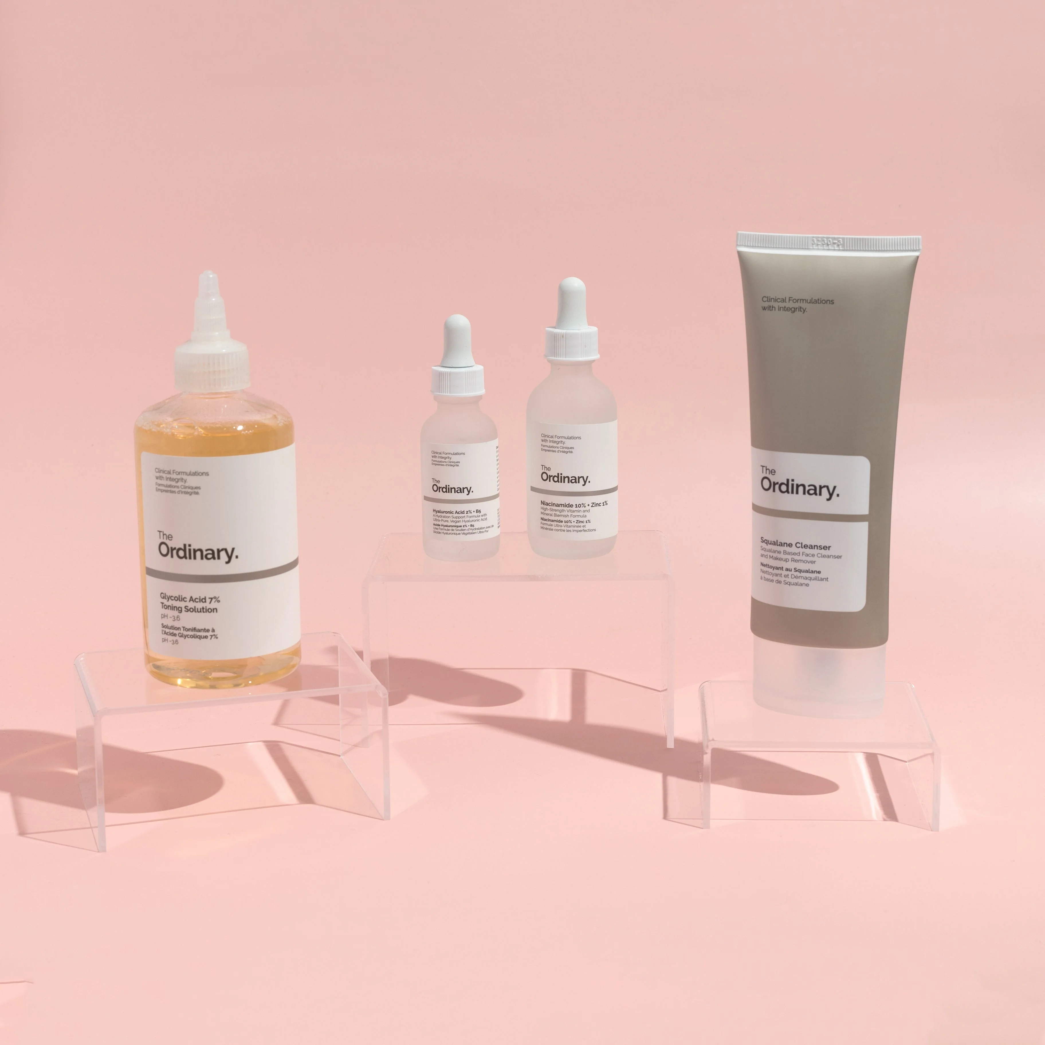 Acrylic Display Risers (Set of 3)