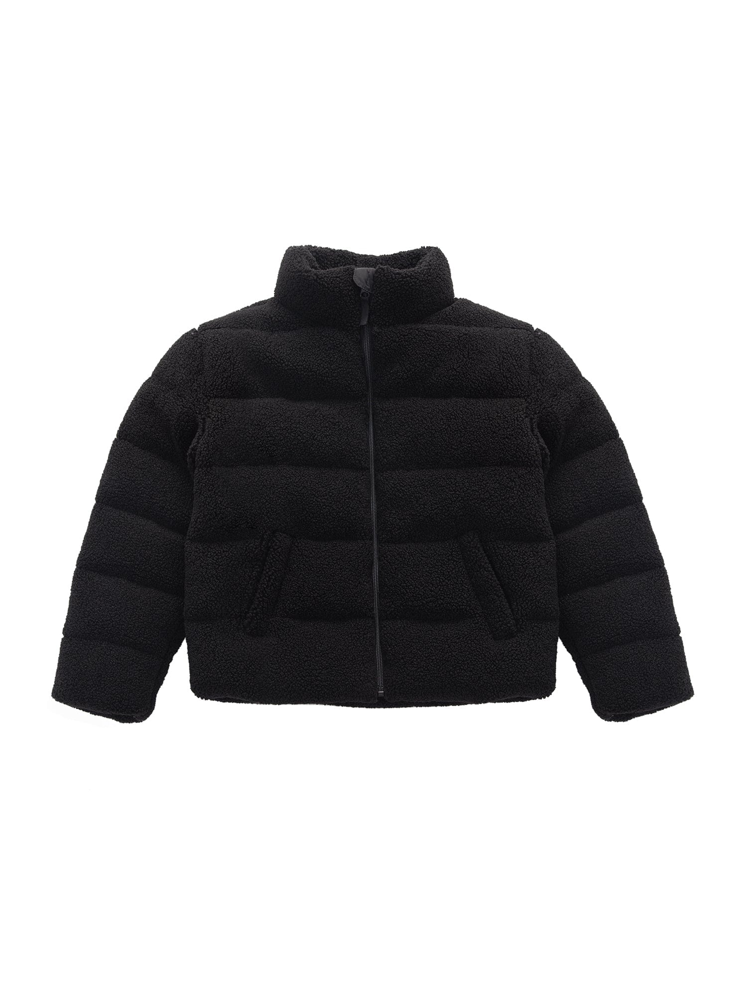 Girls' Teddy Sherpa Puffer Jacket Winter Coat