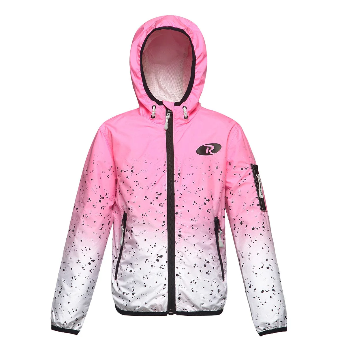 Girls' Lightweight Hooded Windbreaker