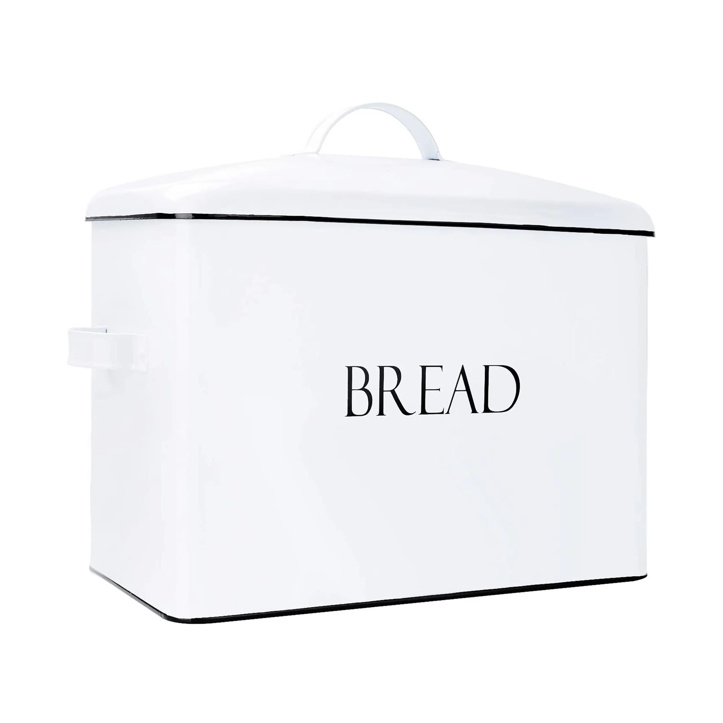 Outshine Bread Storage Box, Vintage Metal Farmhouse Bread Bin Holder Keeper