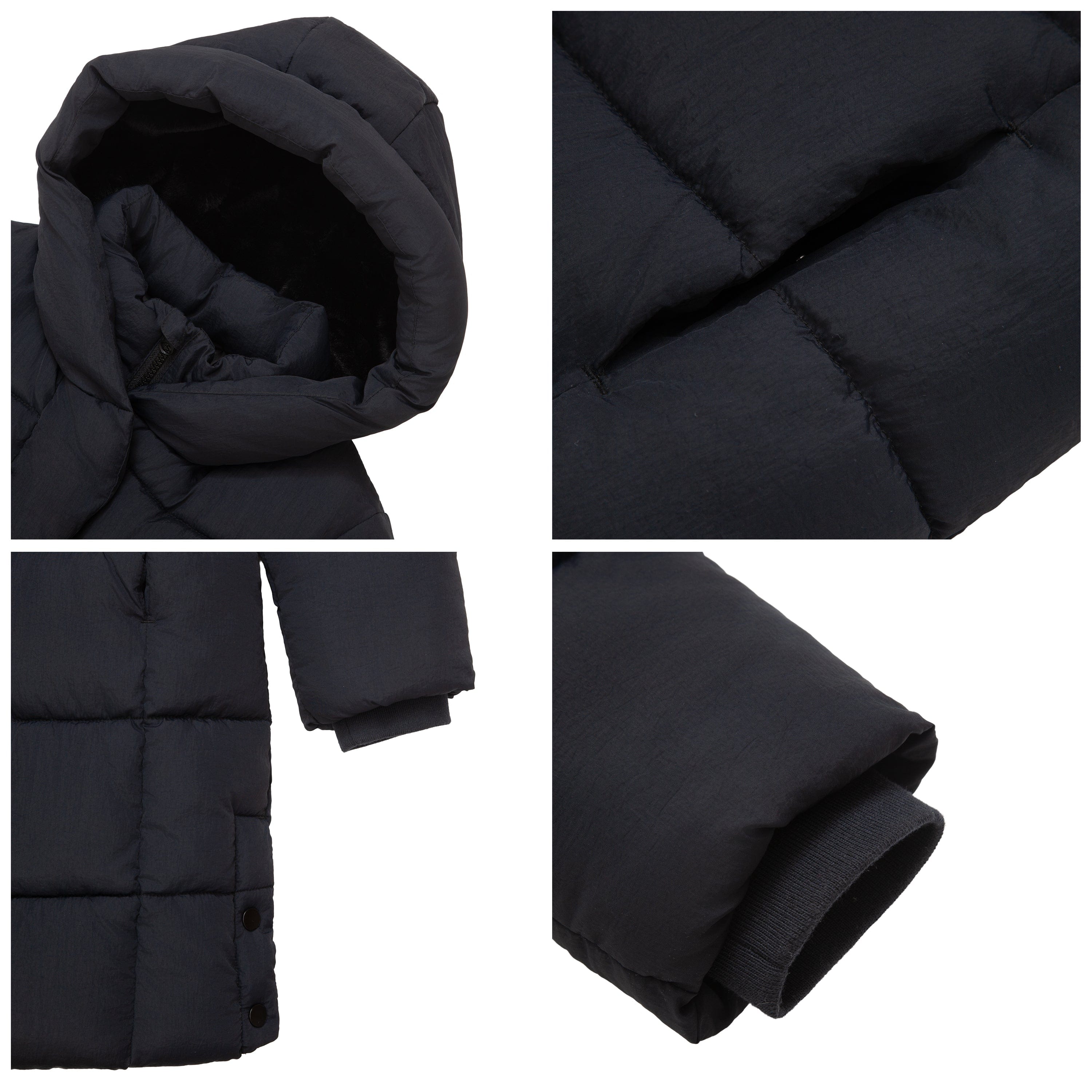 Big Girls' Knee Length Puffer Coat