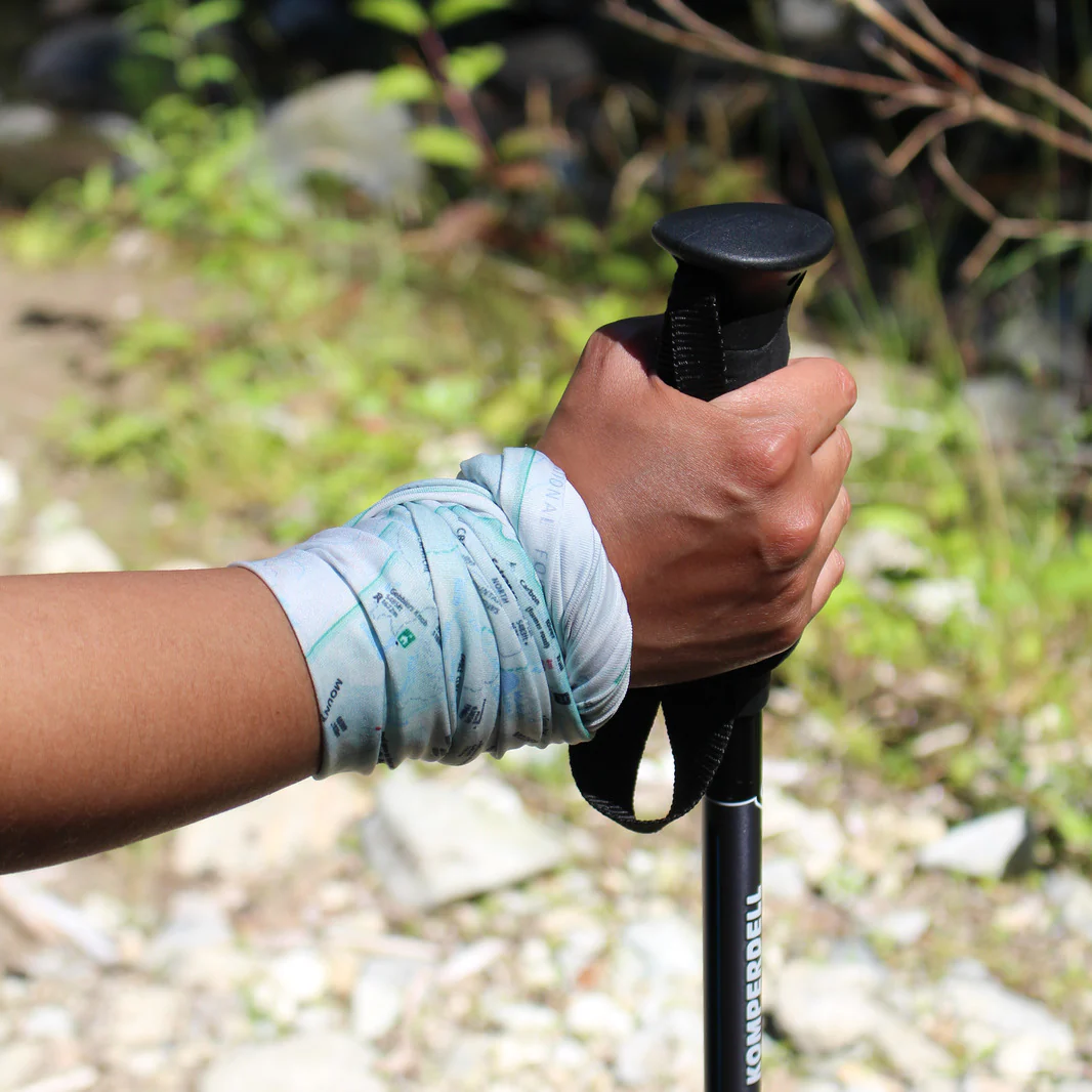 Acadia National Park Map Neck Gaiter