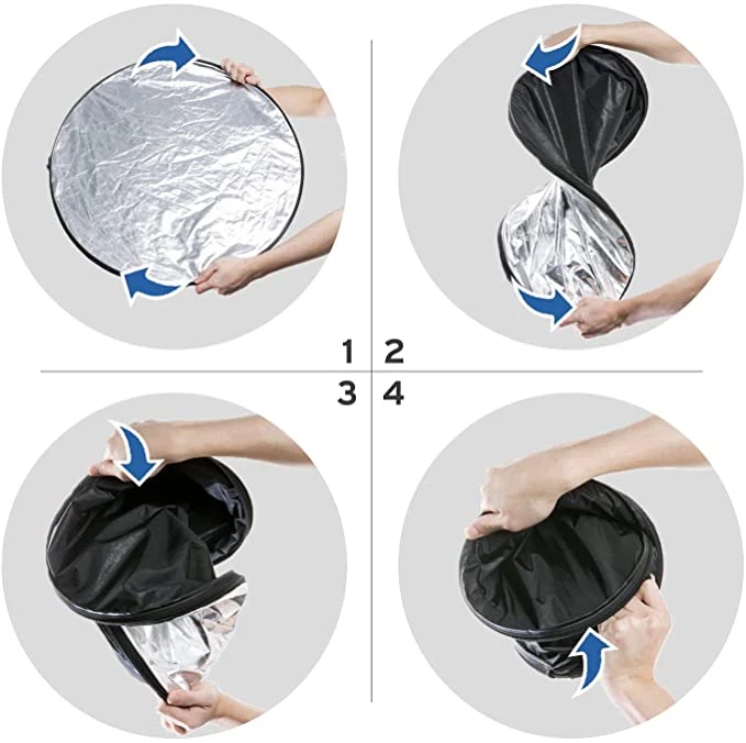 5 in 1 Collapsible Disc Reflector Set
