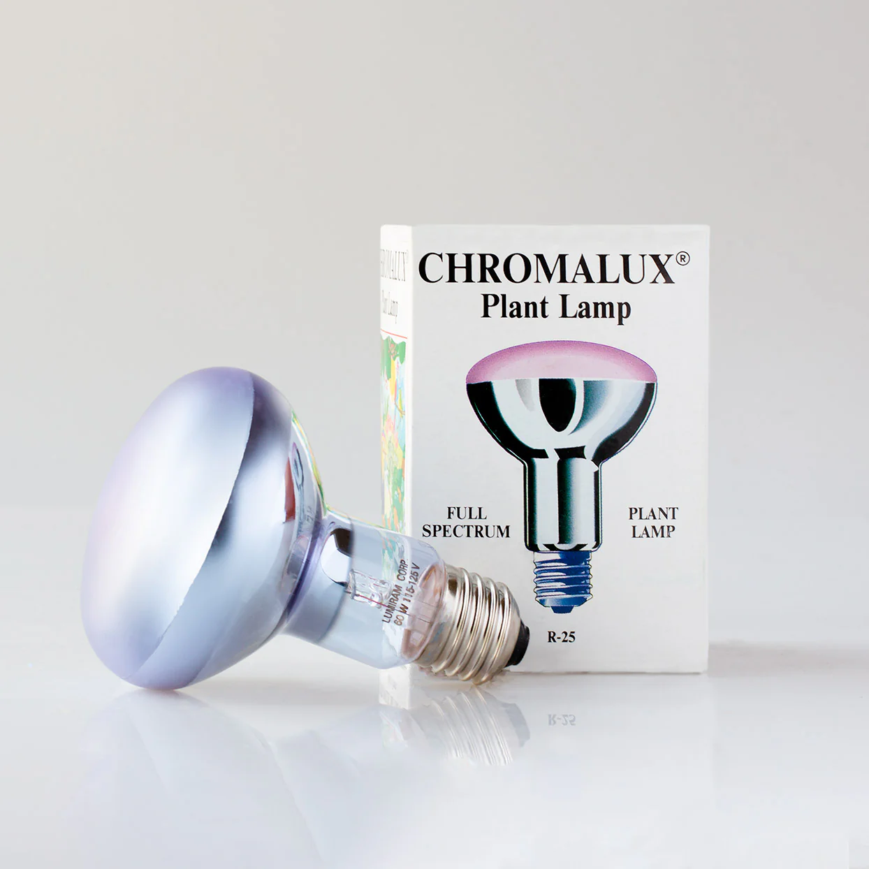 R25 / 60W Chromalux® Full Spectrum Reflector Flood Light Bulb (Plant Lamp)