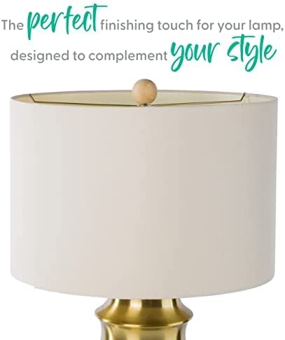 Lamp Finials 2-Pack (Wood Ball, 1-3/8 Tall)