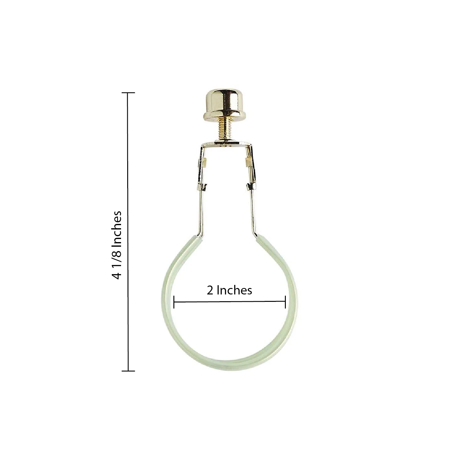 Clip On Lampshade Adapter (Gold)