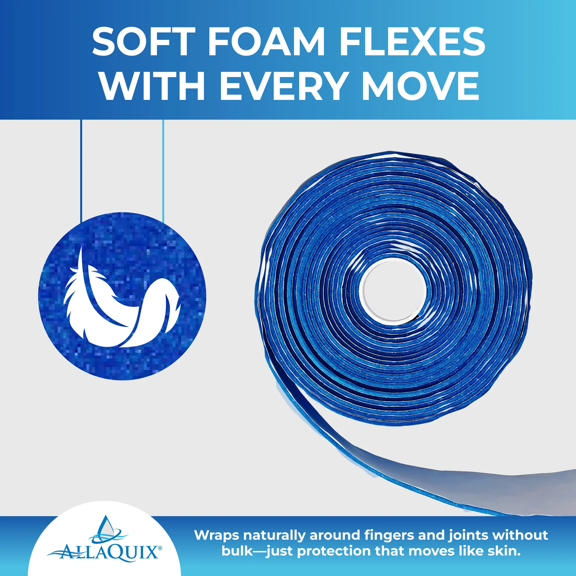 Wrapid Self-Stick Foam Wrap