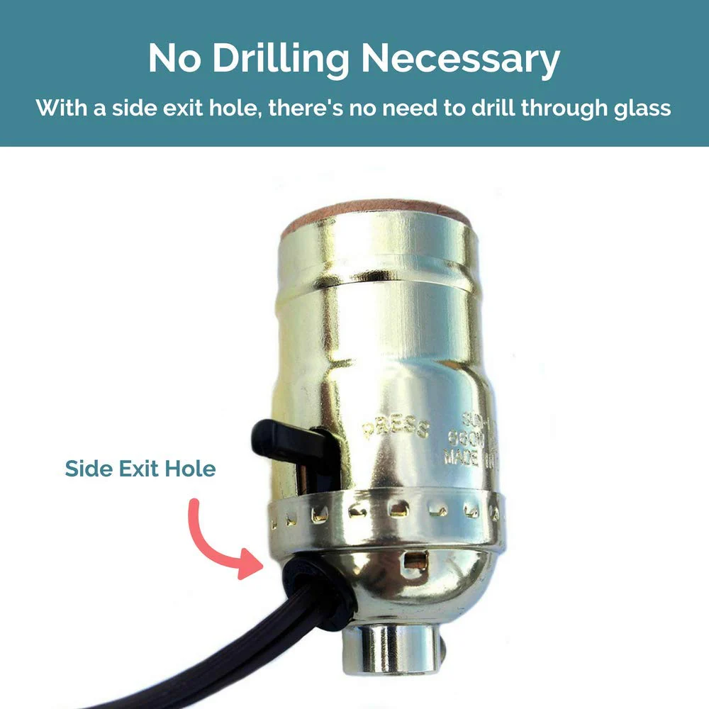 Bottle Lamp Kit [Brass]