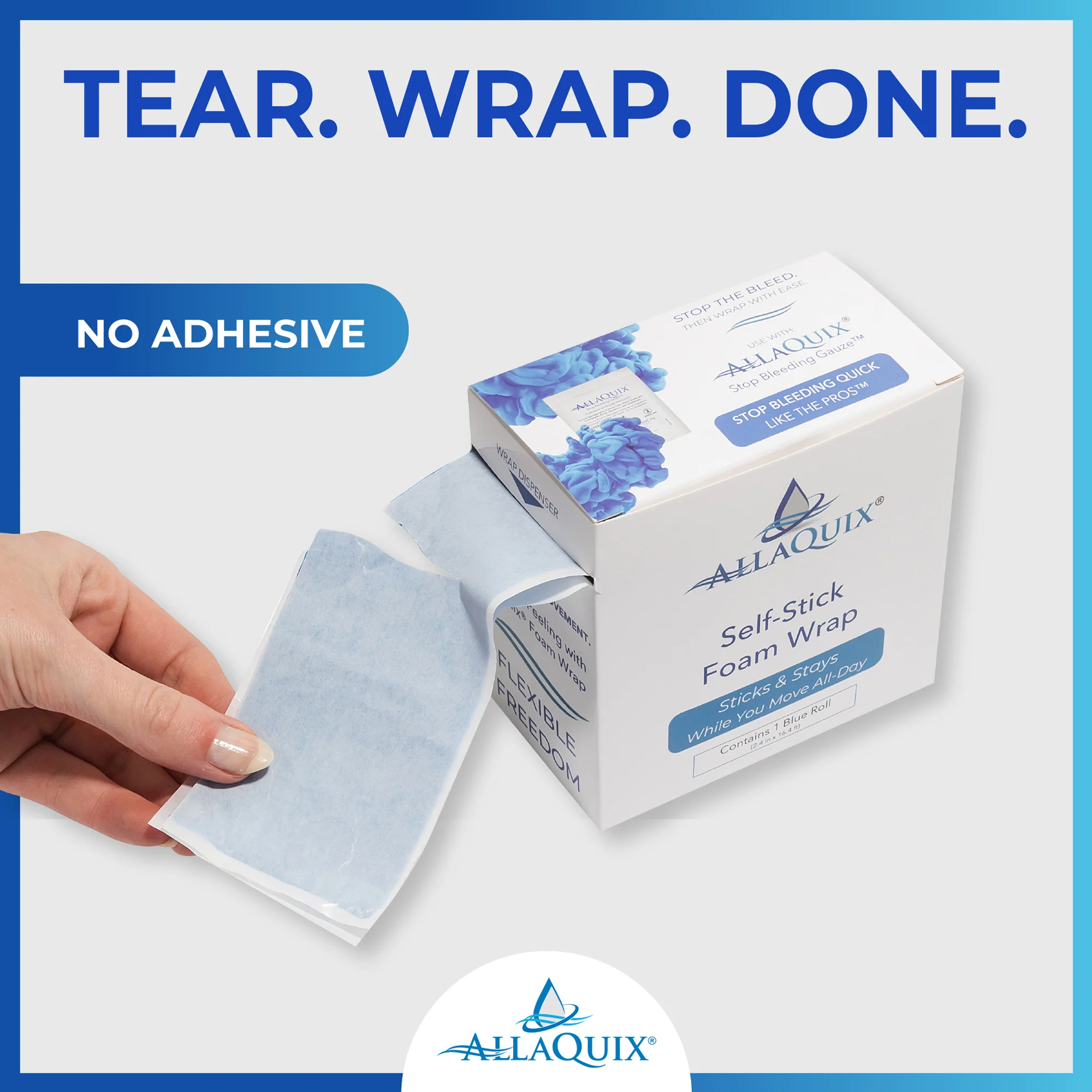 Wrapid Self-Stick Foam Wrap